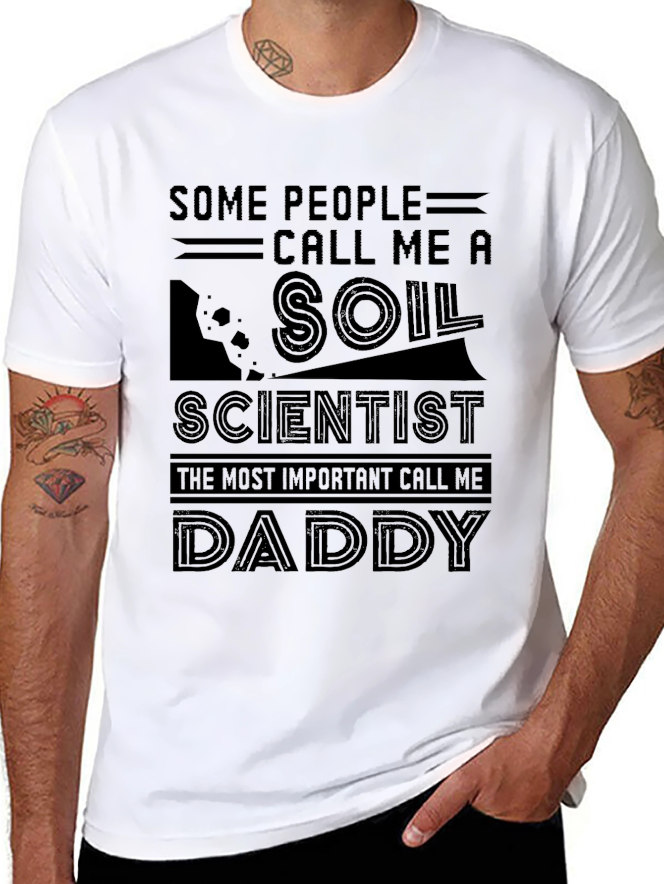 Soil Scientist Daddy Graphic T-Shirt