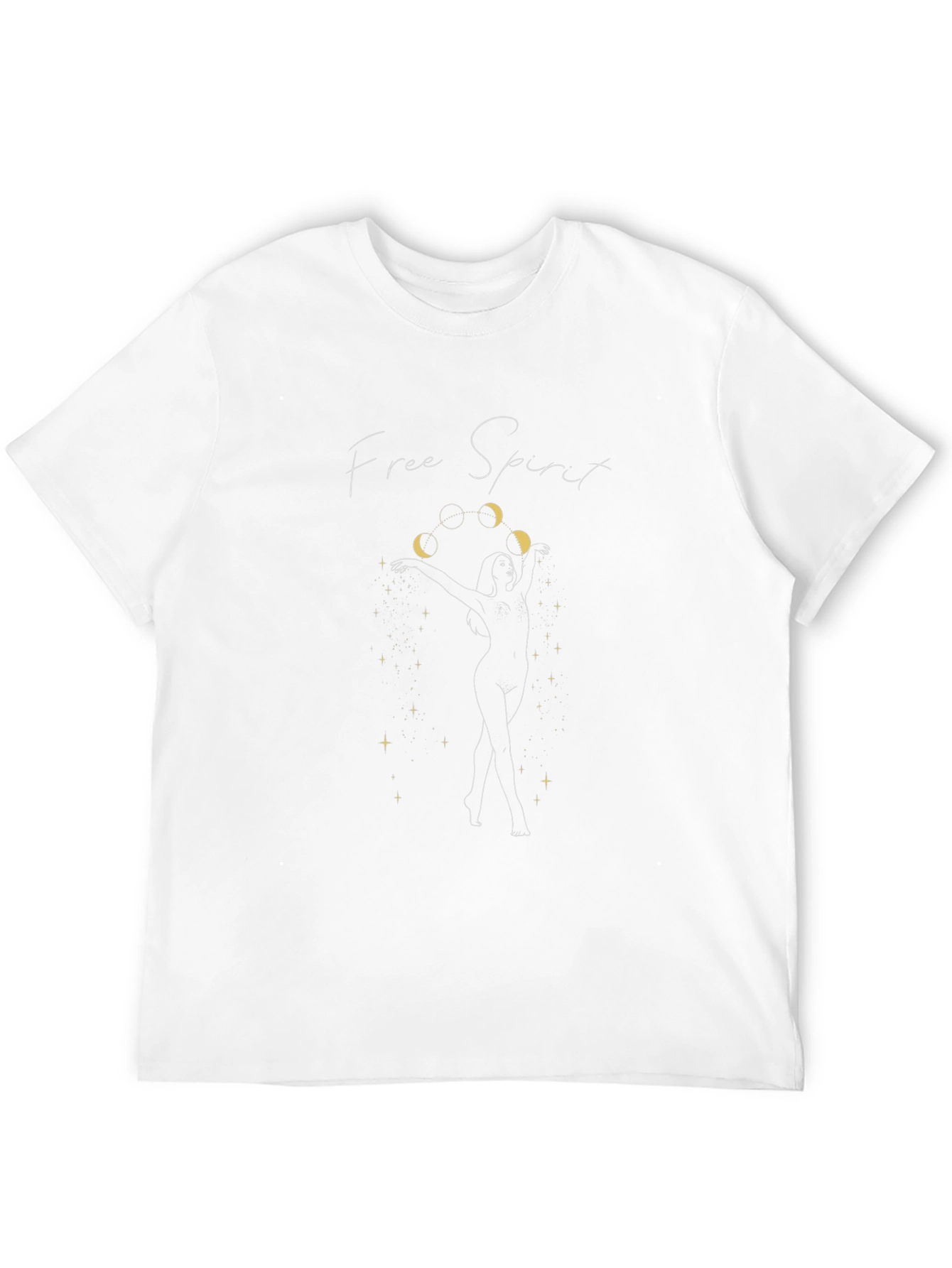 Free Spirit Moon Phases Graphic T-Shirt