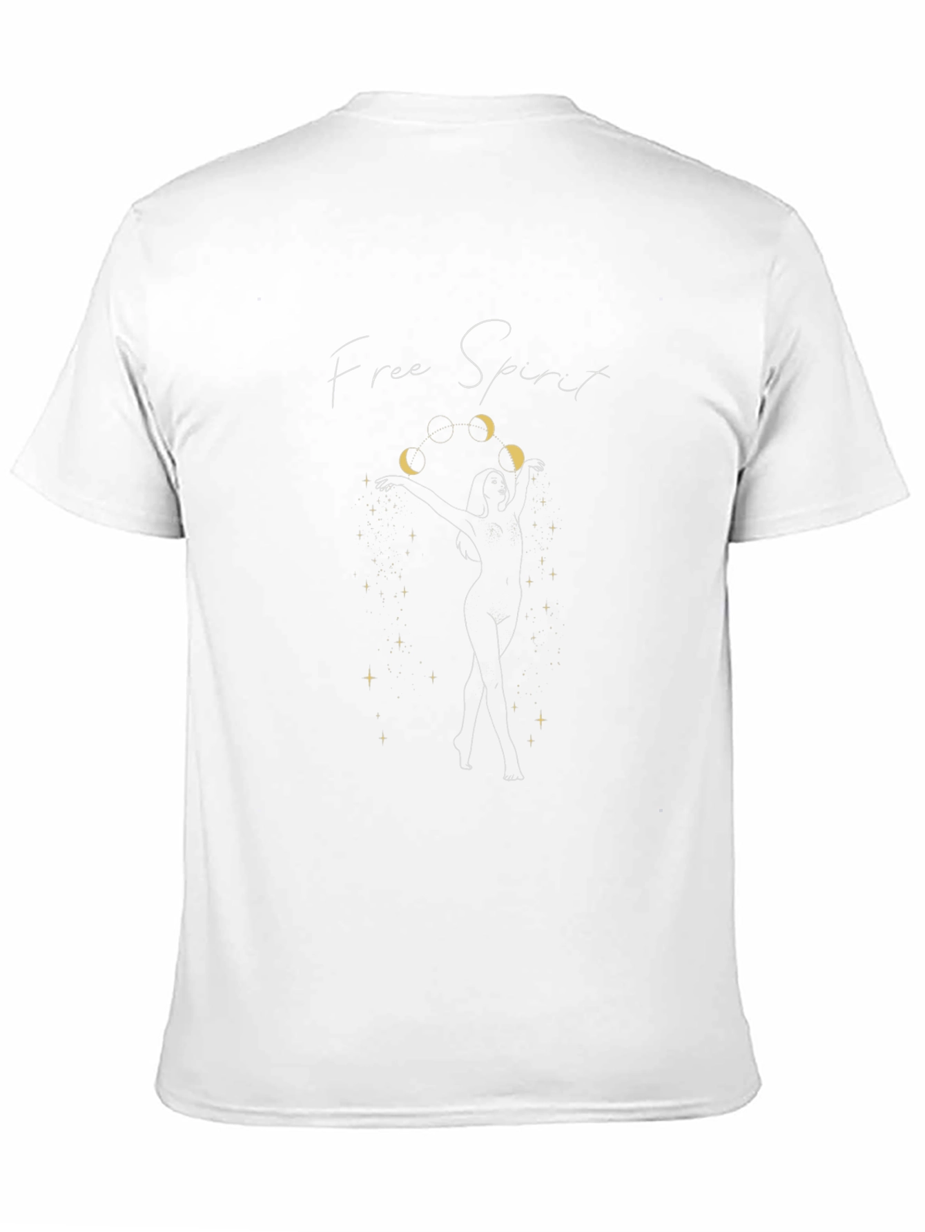 Free Spirit Moon Phases Graphic T-Shirt
