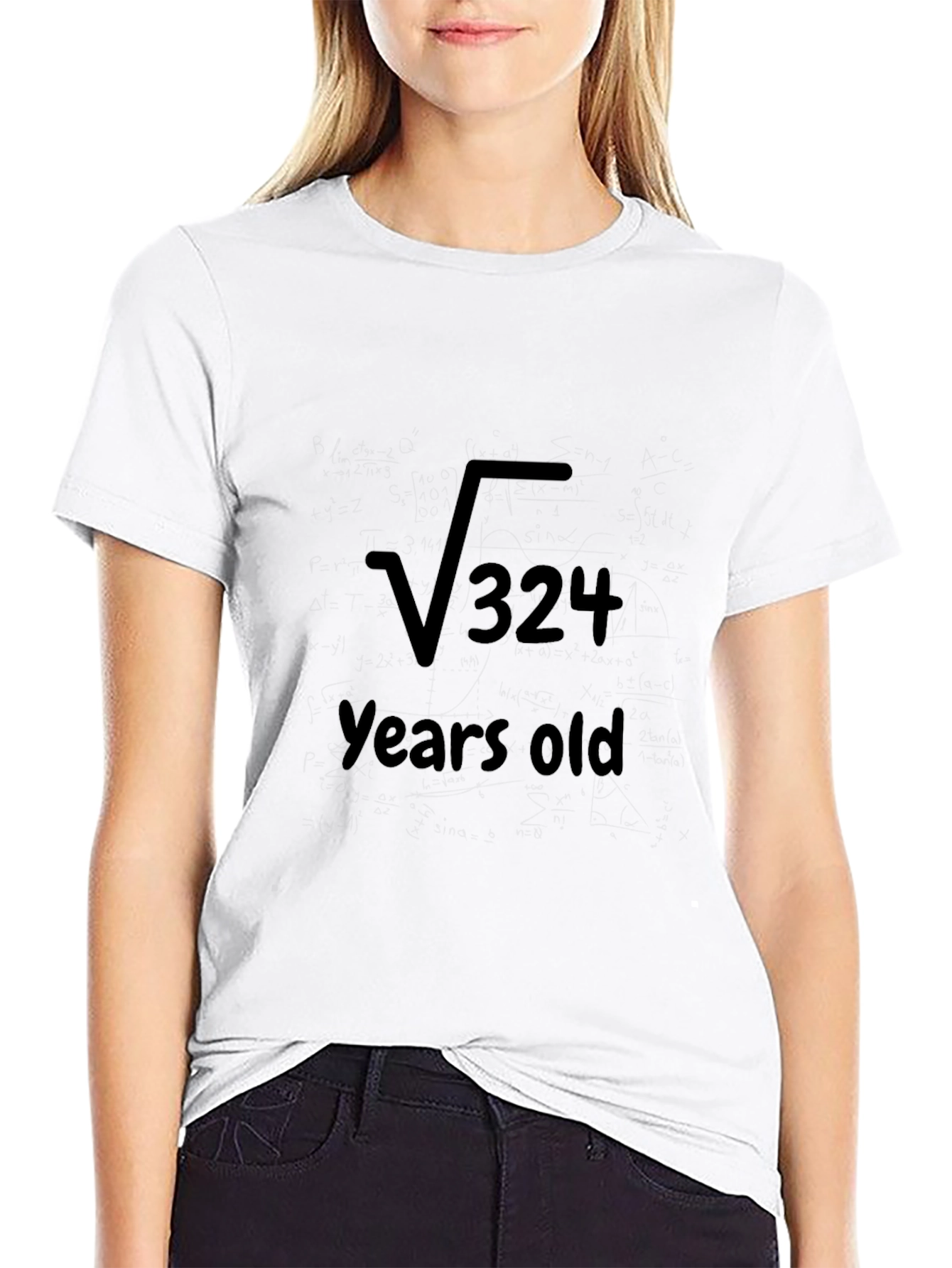 Funny Math Birthday T-Shirt: Square Root of 324