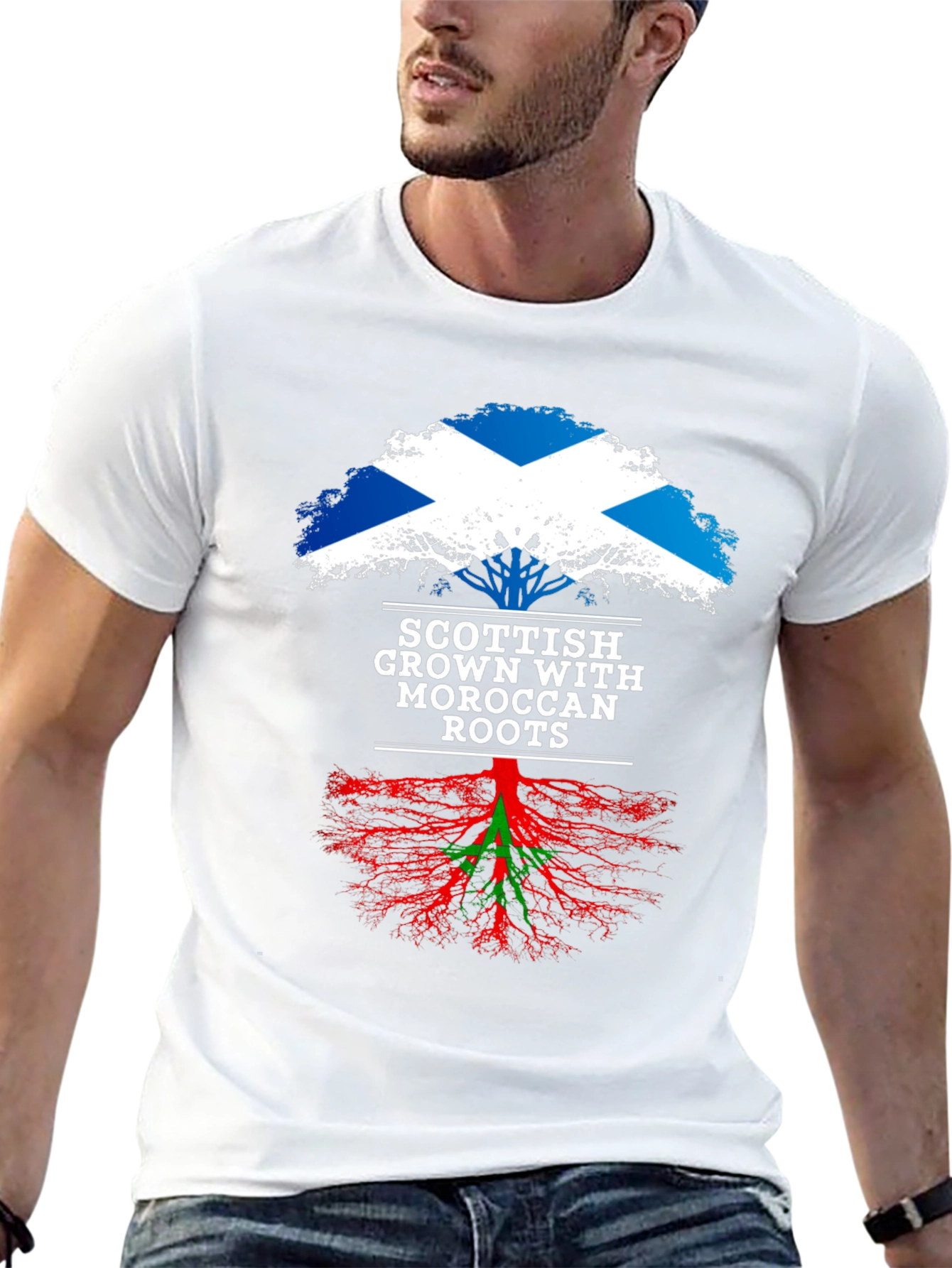 Scottish Grown with Moroccan Roots T-Shirt