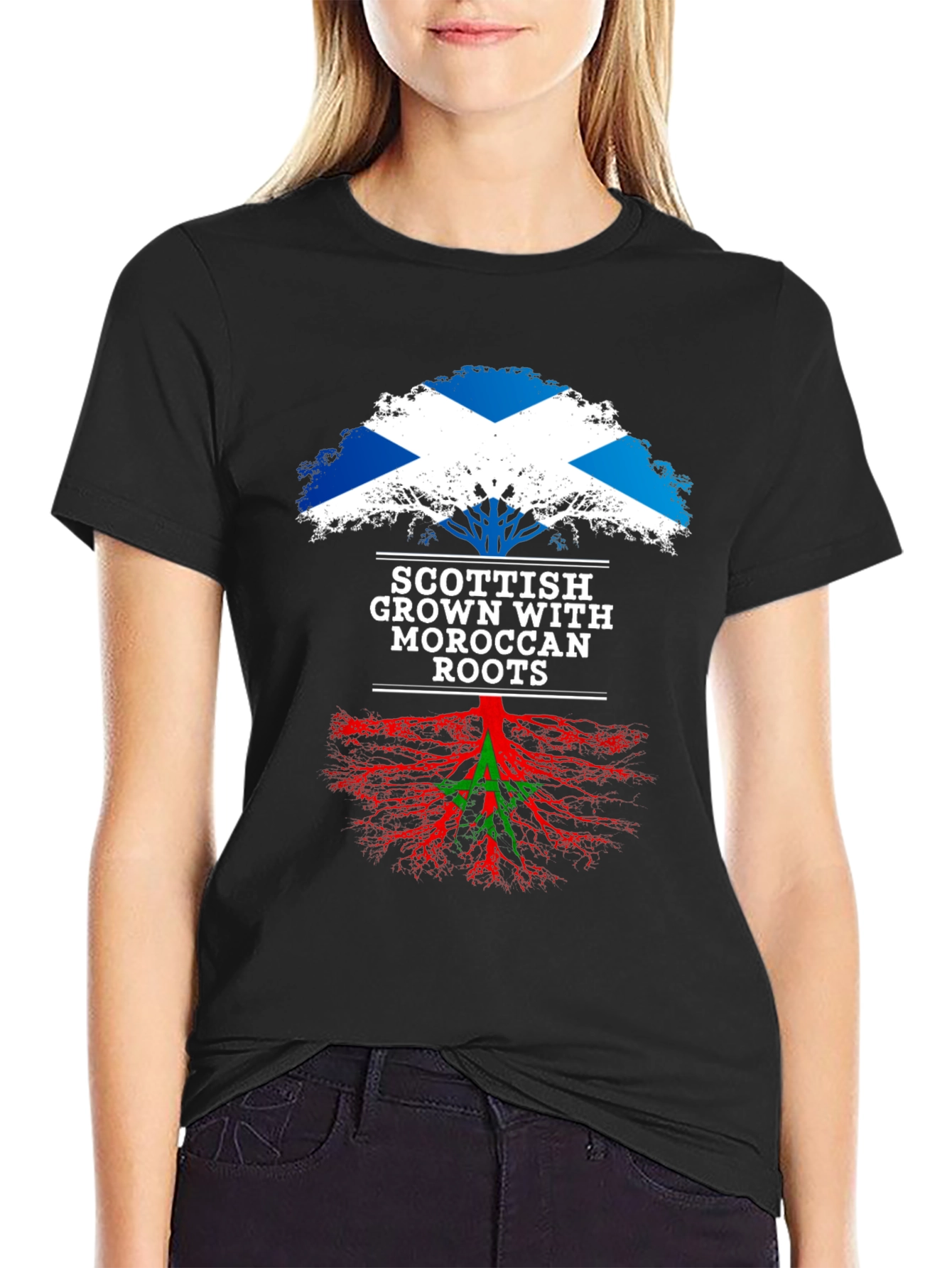 Scottish Grown with Moroccan Roots T-Shirt
