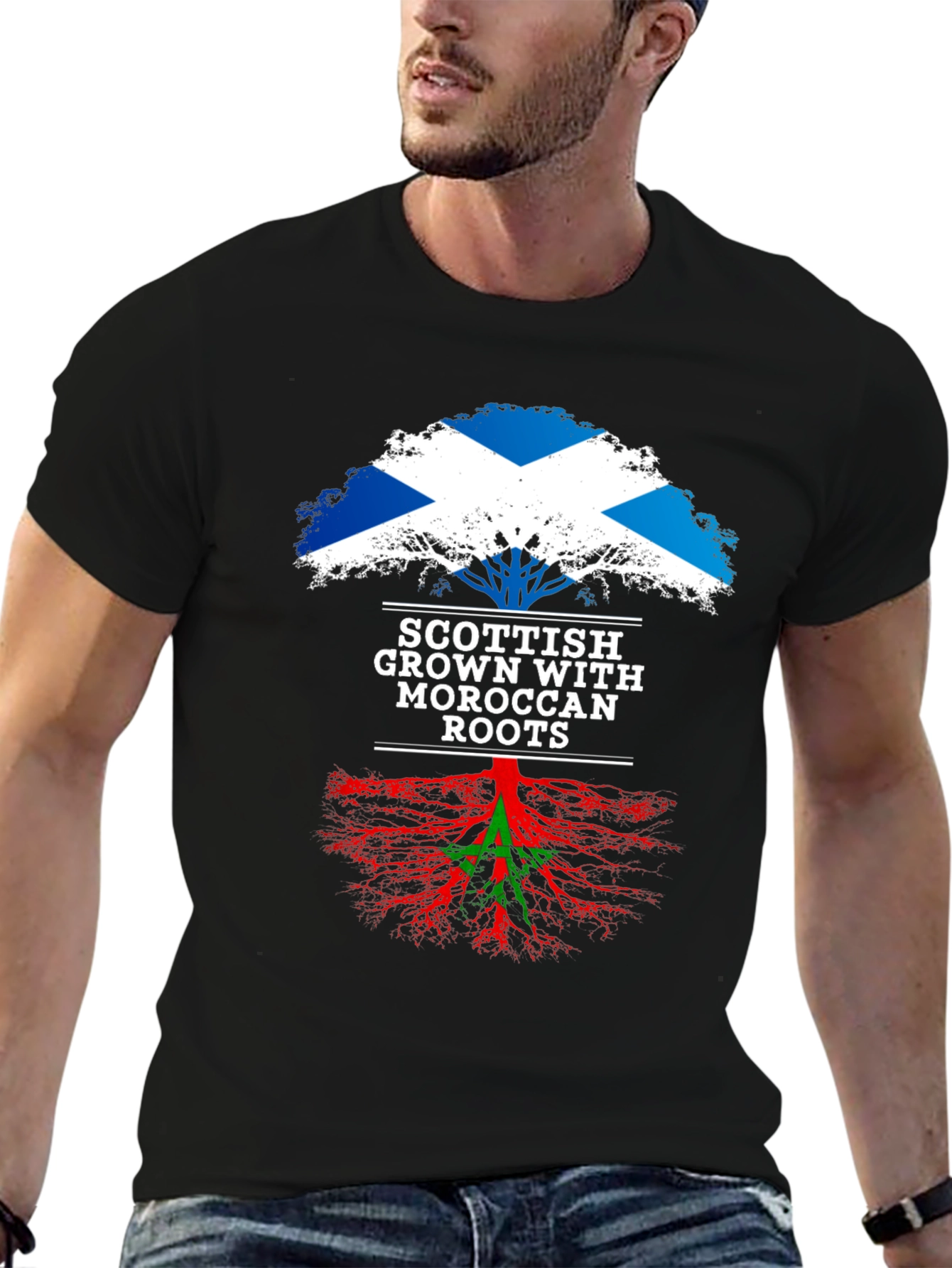 Scottish Grown with Moroccan Roots T-Shirt