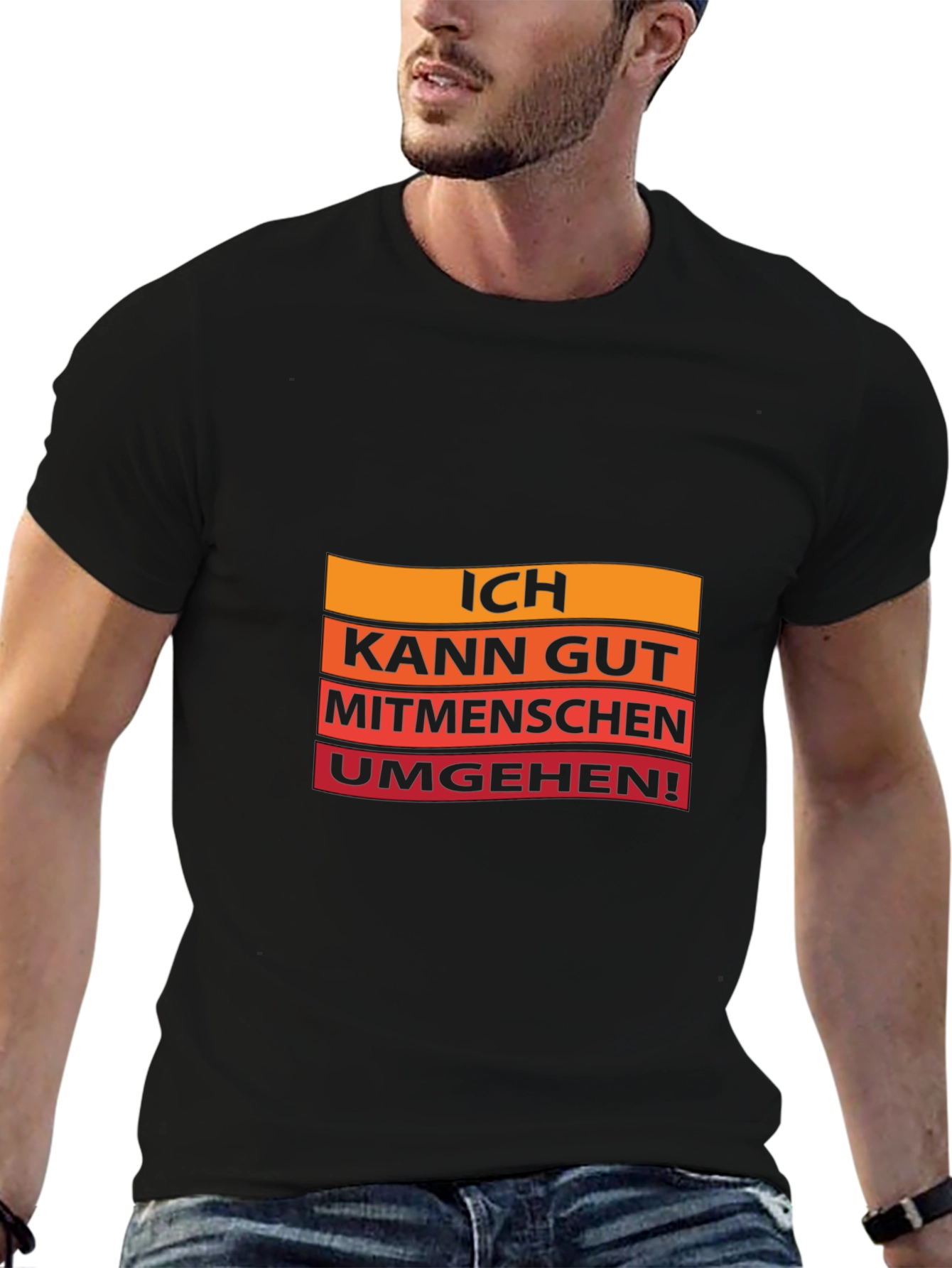 Ich Kann Gut T-Shirt - Black Crew Neck