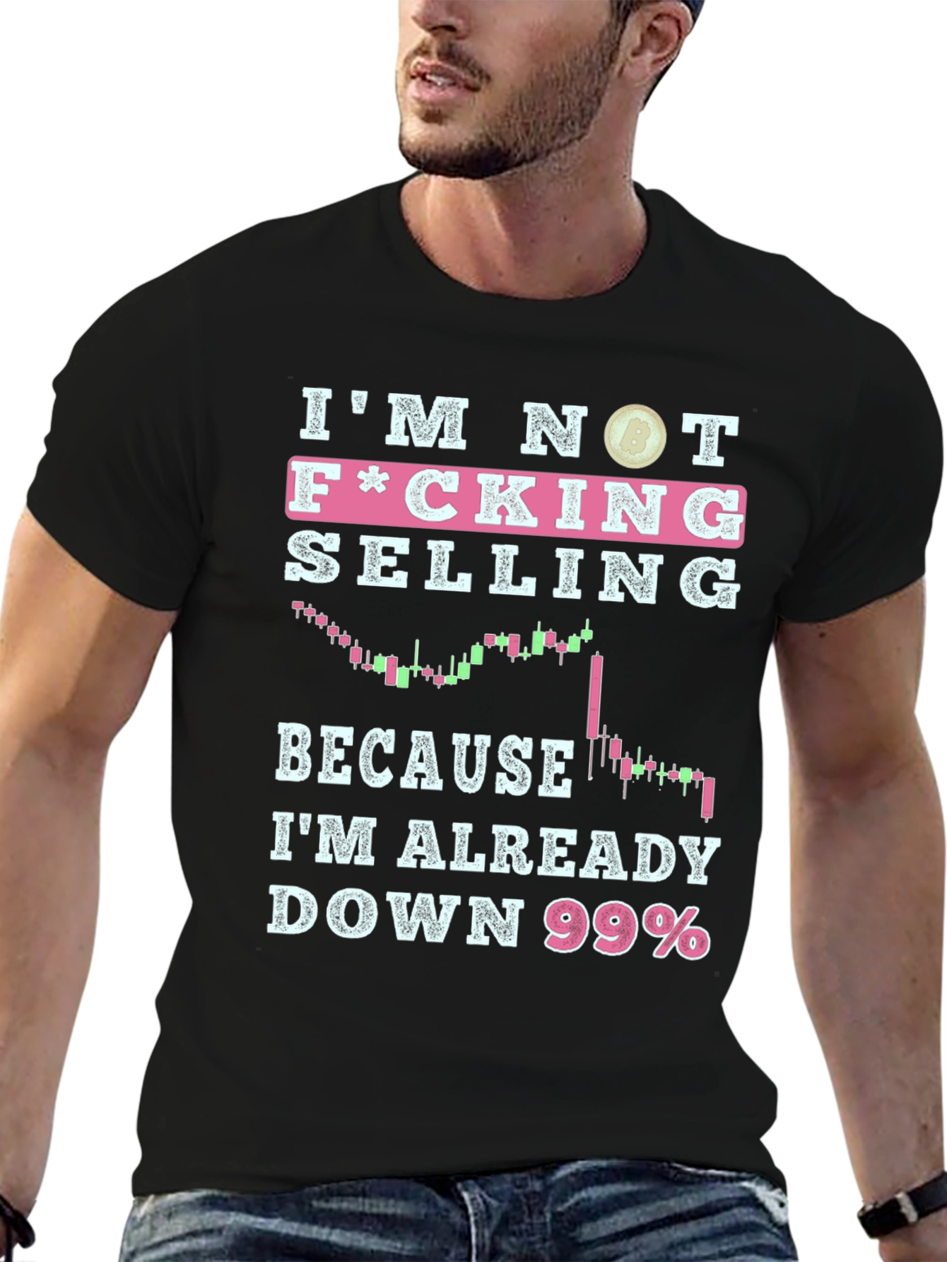 Im Not Selling Down 99% Graphic Tee
