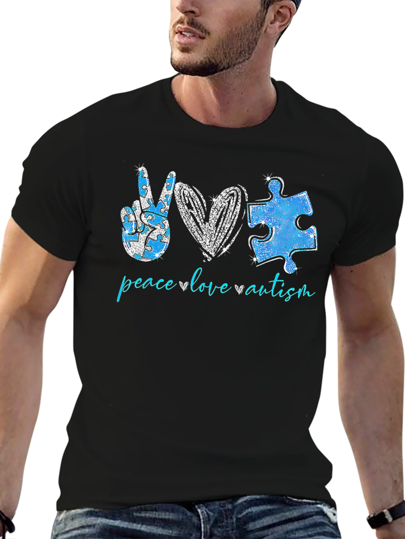 Peace Love Autism T-Shirt