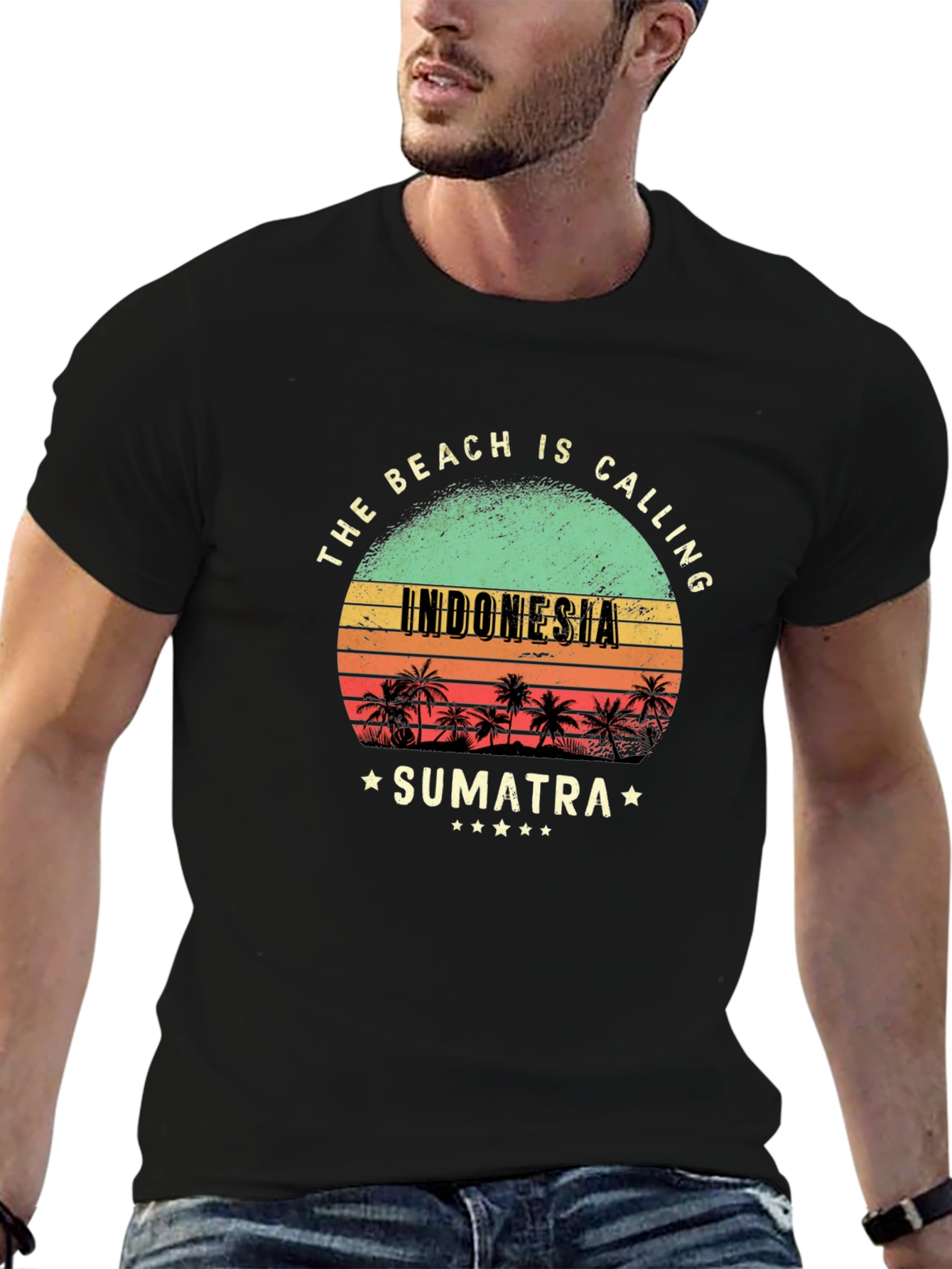 Indonesia Sumatra Beach Calling T-Shirt