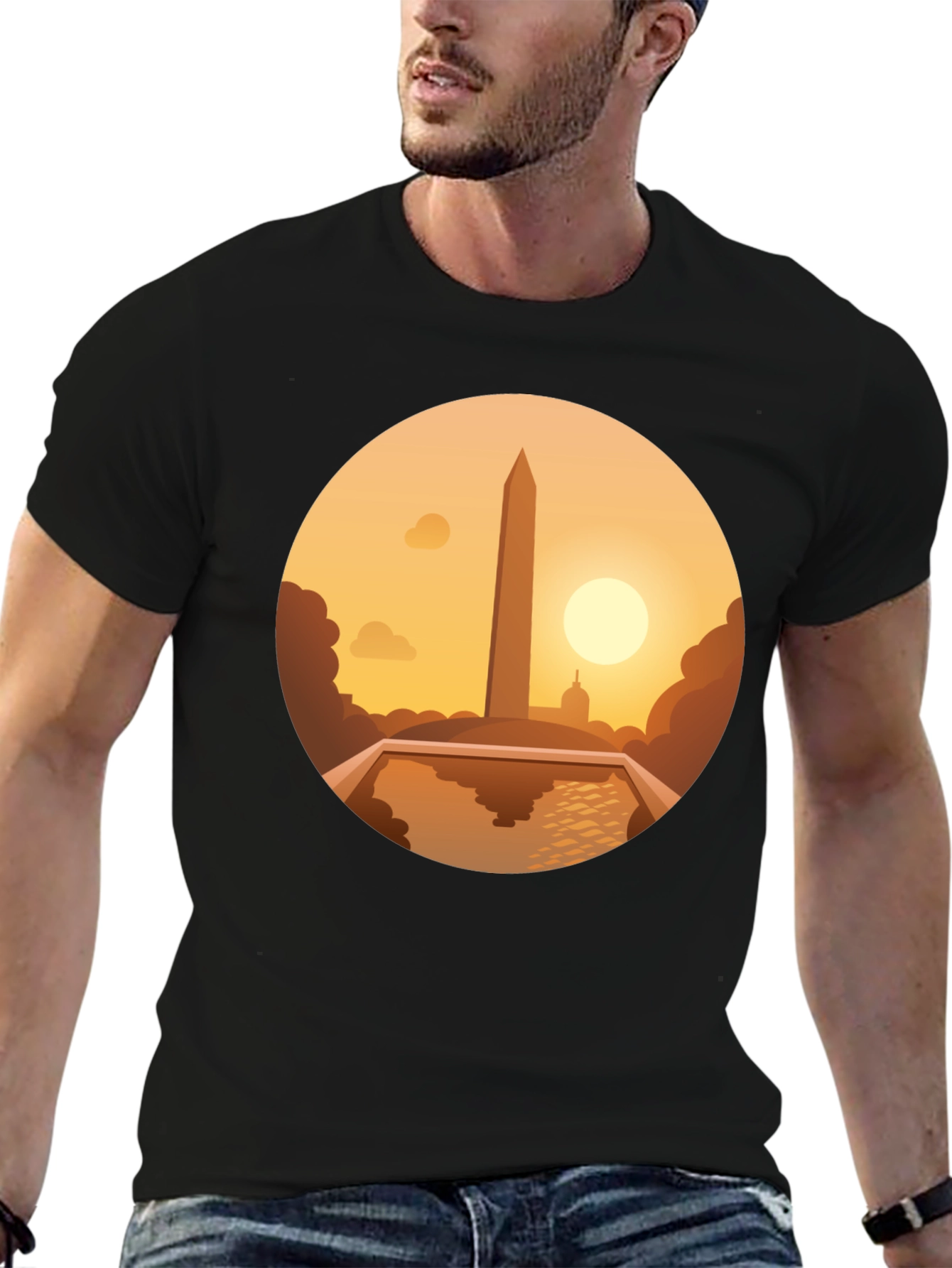 Washington Monument Graphic T-Shirt