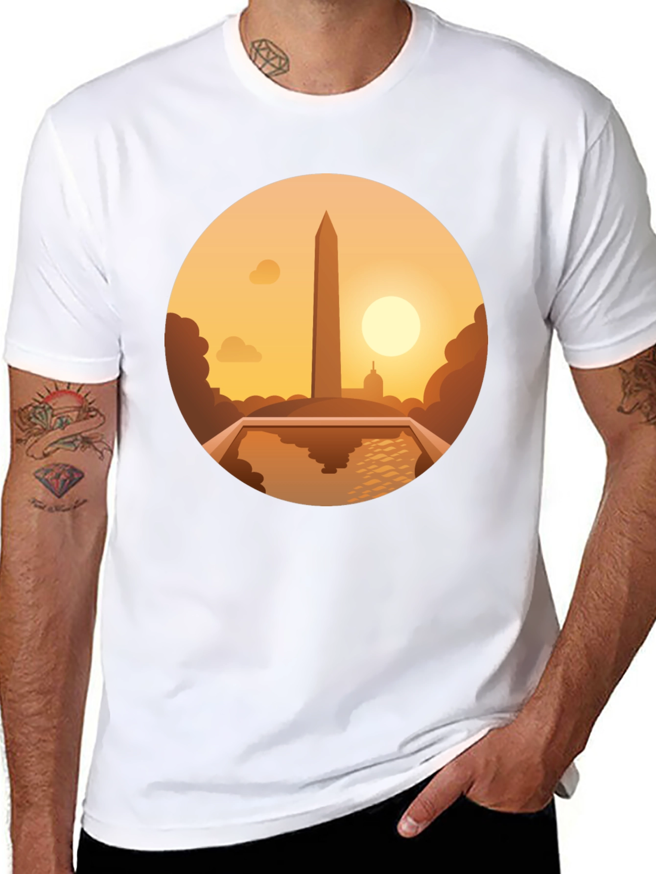 Washington Monument Graphic T-Shirt