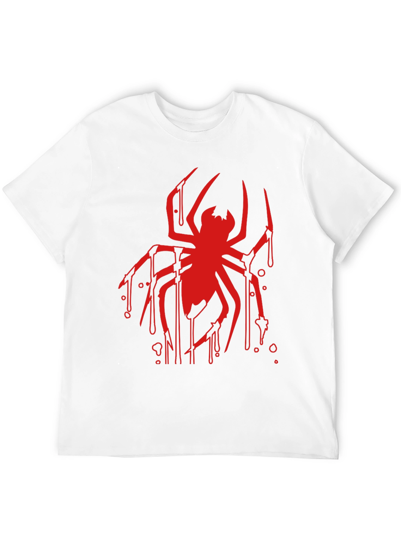 Red Spider Graphic Black T-Shirt