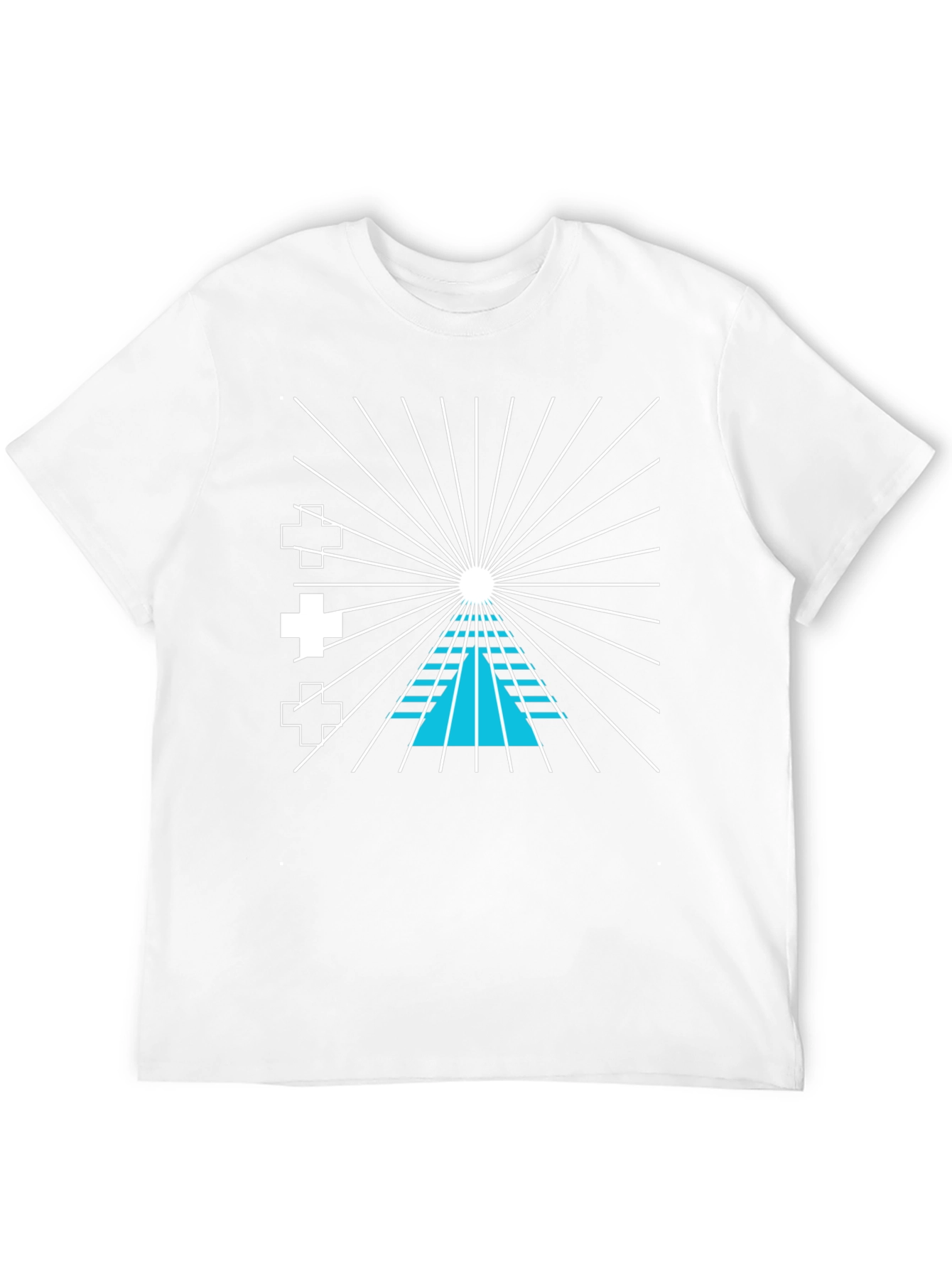 Abstract Graphic Tee - Black