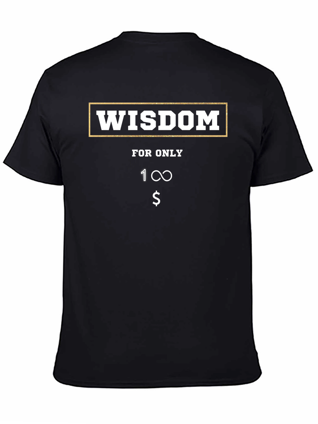 Wisdom T-Shirt - Funny Infinite Value Tee