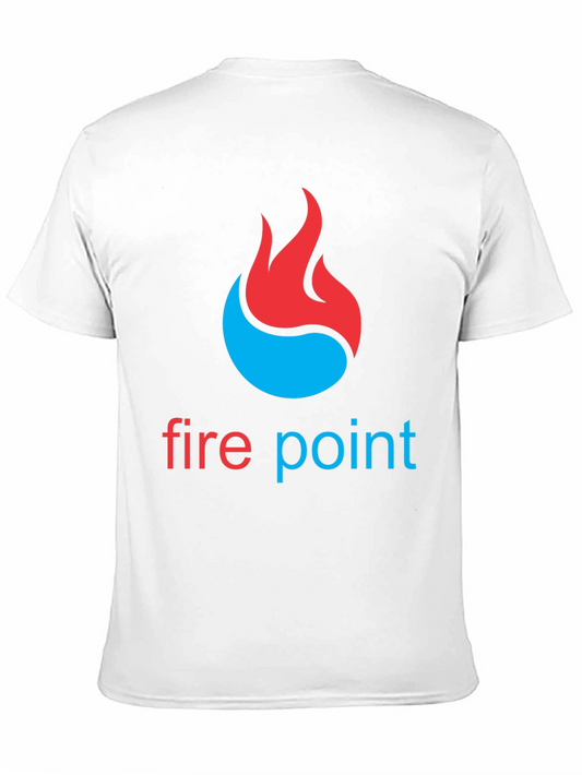 Fire Point Graphic Tee - Bold Design Comfortable Fit