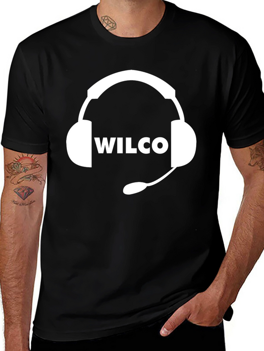 Wilco Headset Graphic T-Shirt - Black Cotton Tee