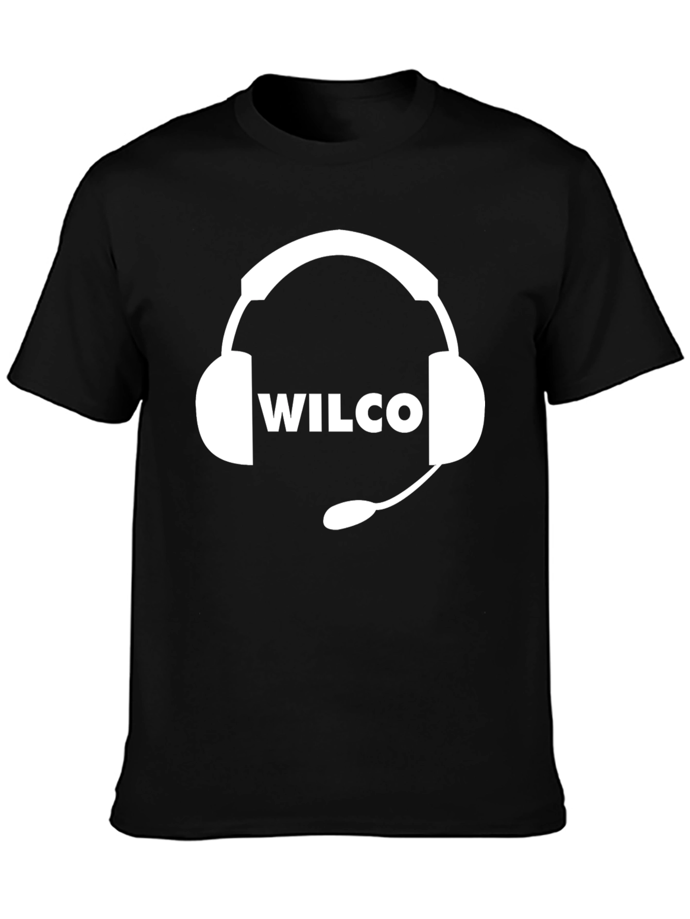 Wilco Headset Graphic T-Shirt - Black Cotton Tee