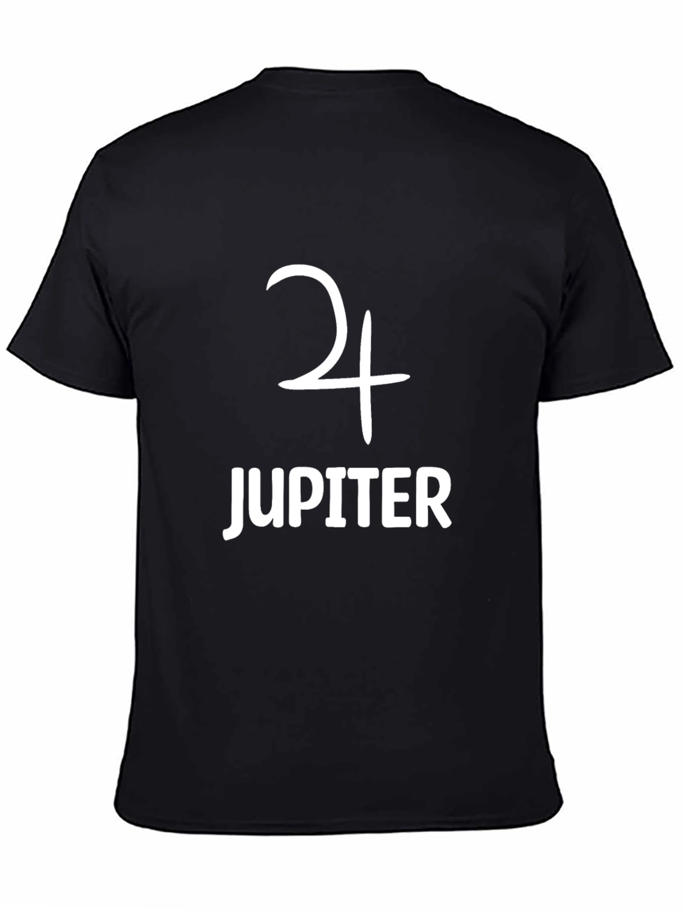 Jupiter Symbol Graphic Black T-Shirt