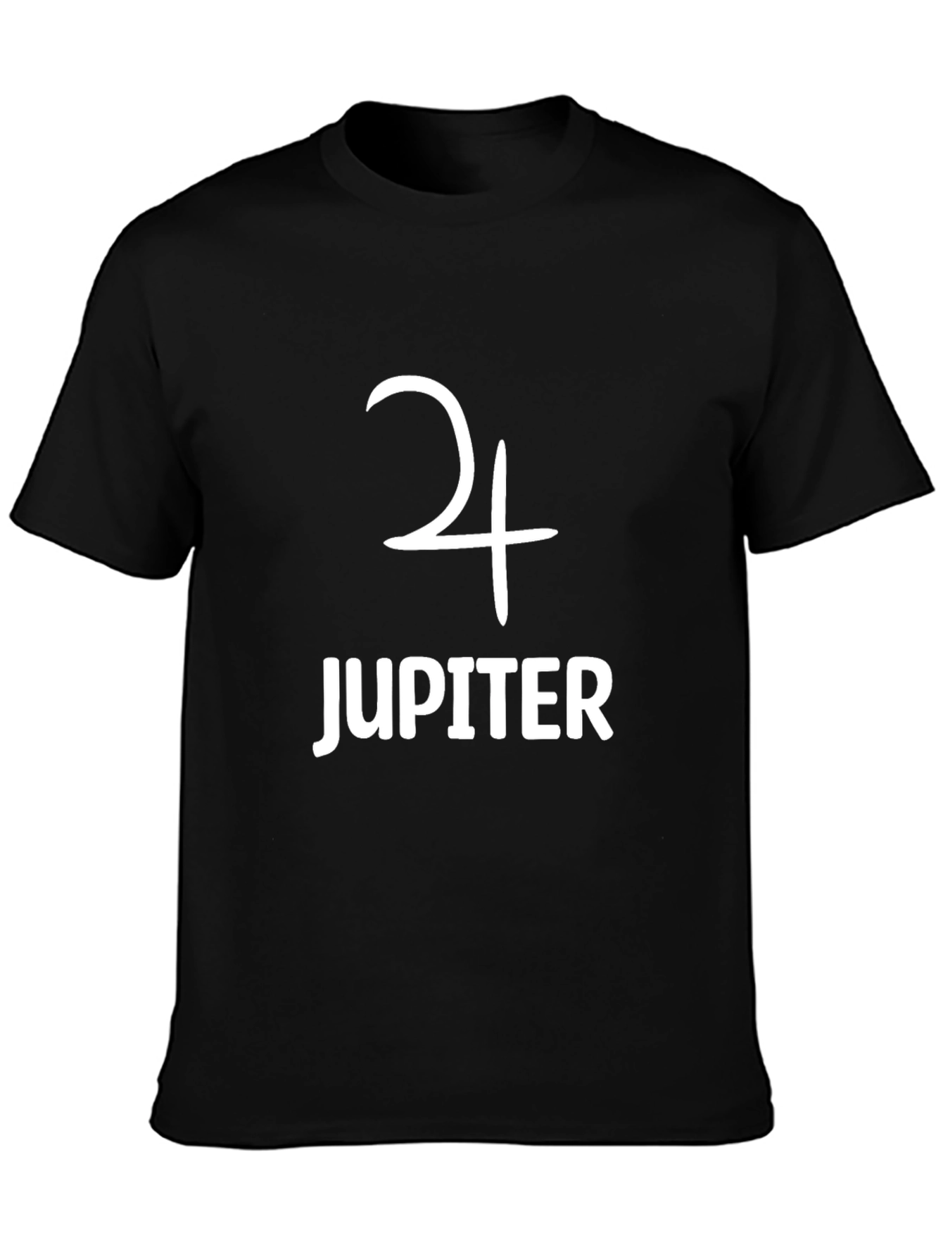 Jupiter Symbol Graphic Black T-Shirt