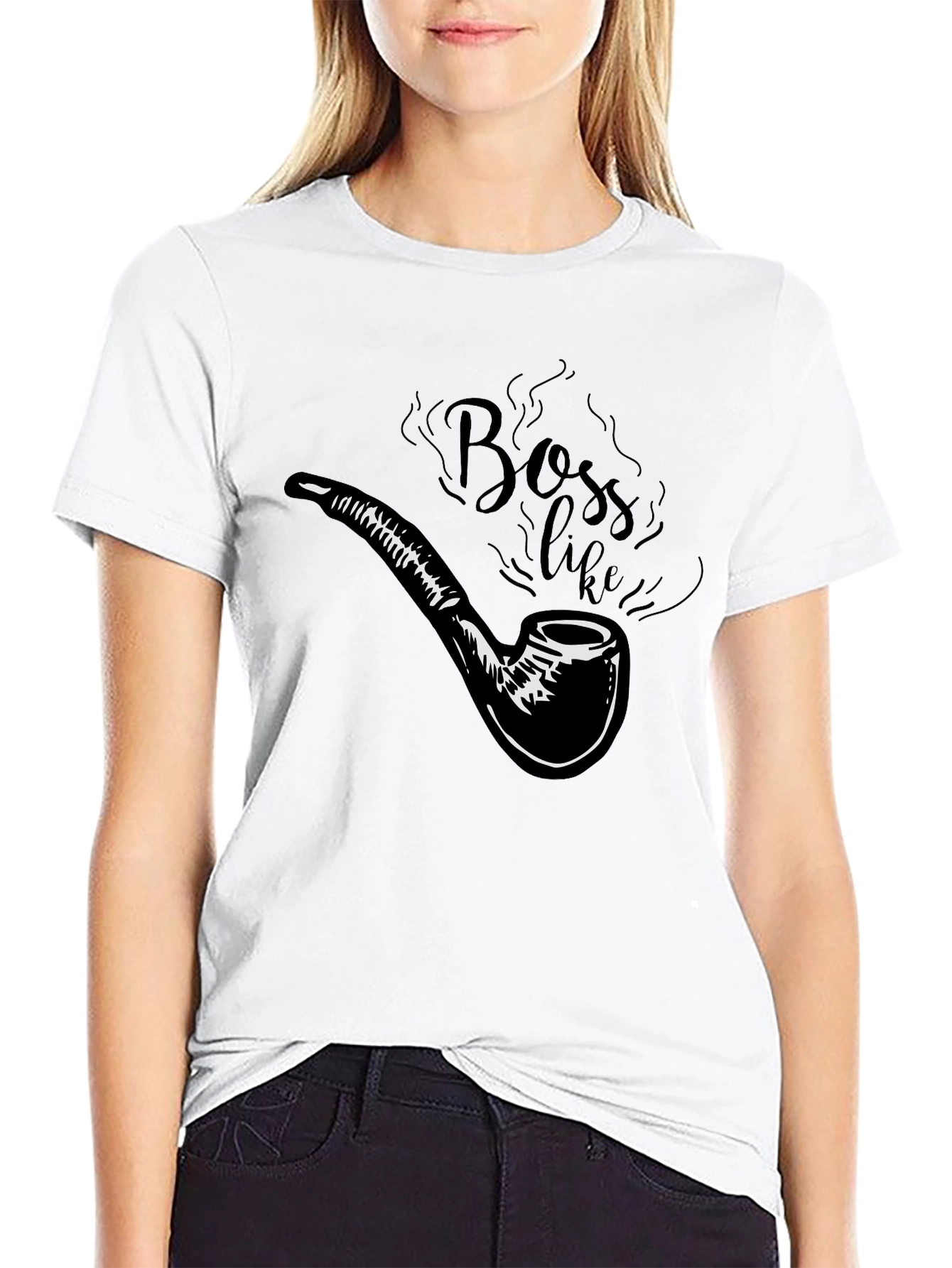 Boss Like Black T-Shirt - Novelty Graphic Tee