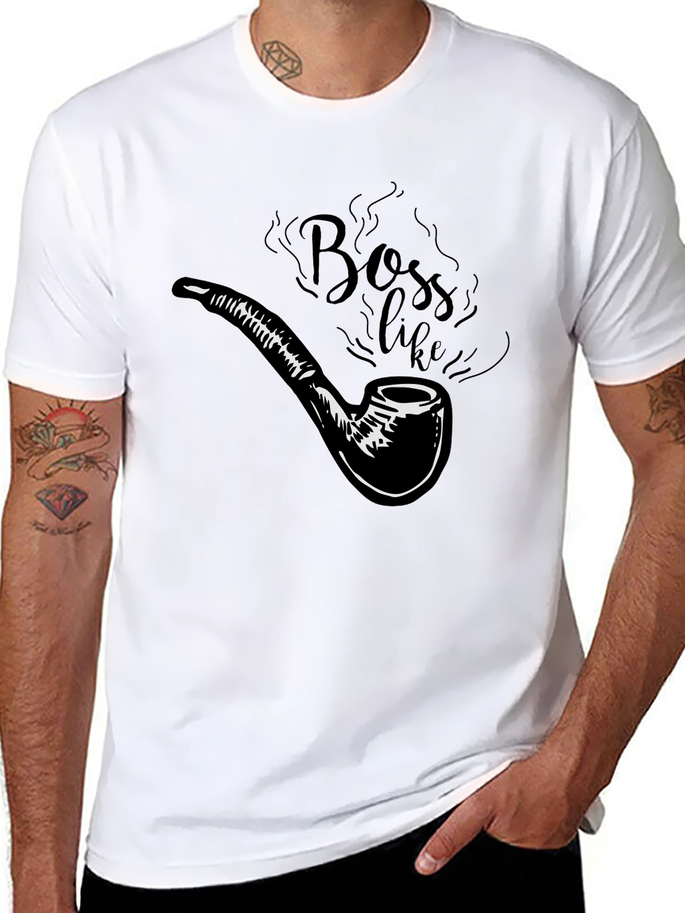 Boss Like Black T-Shirt - Novelty Graphic Tee