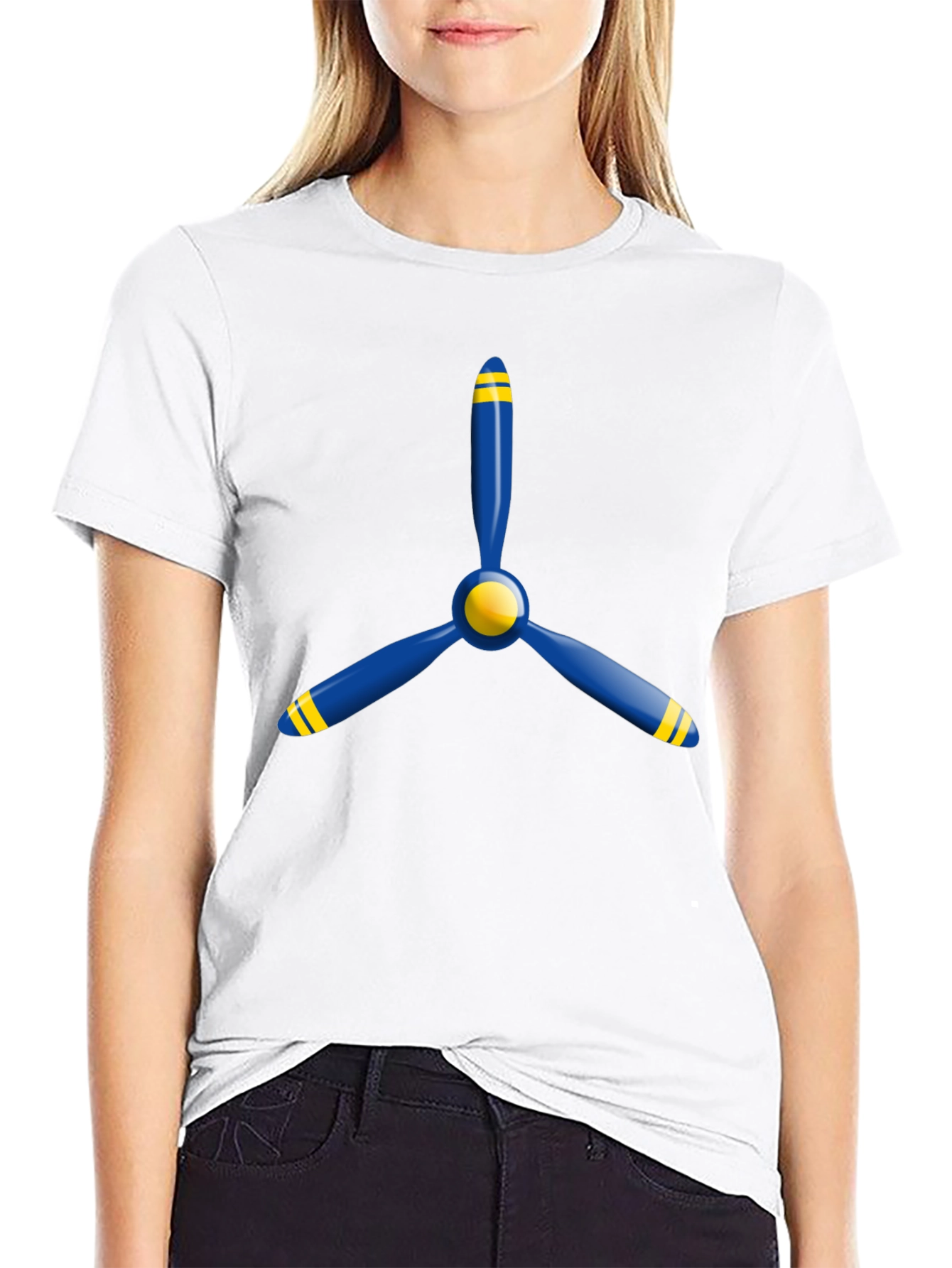 Airplane Propeller Graphic Tee