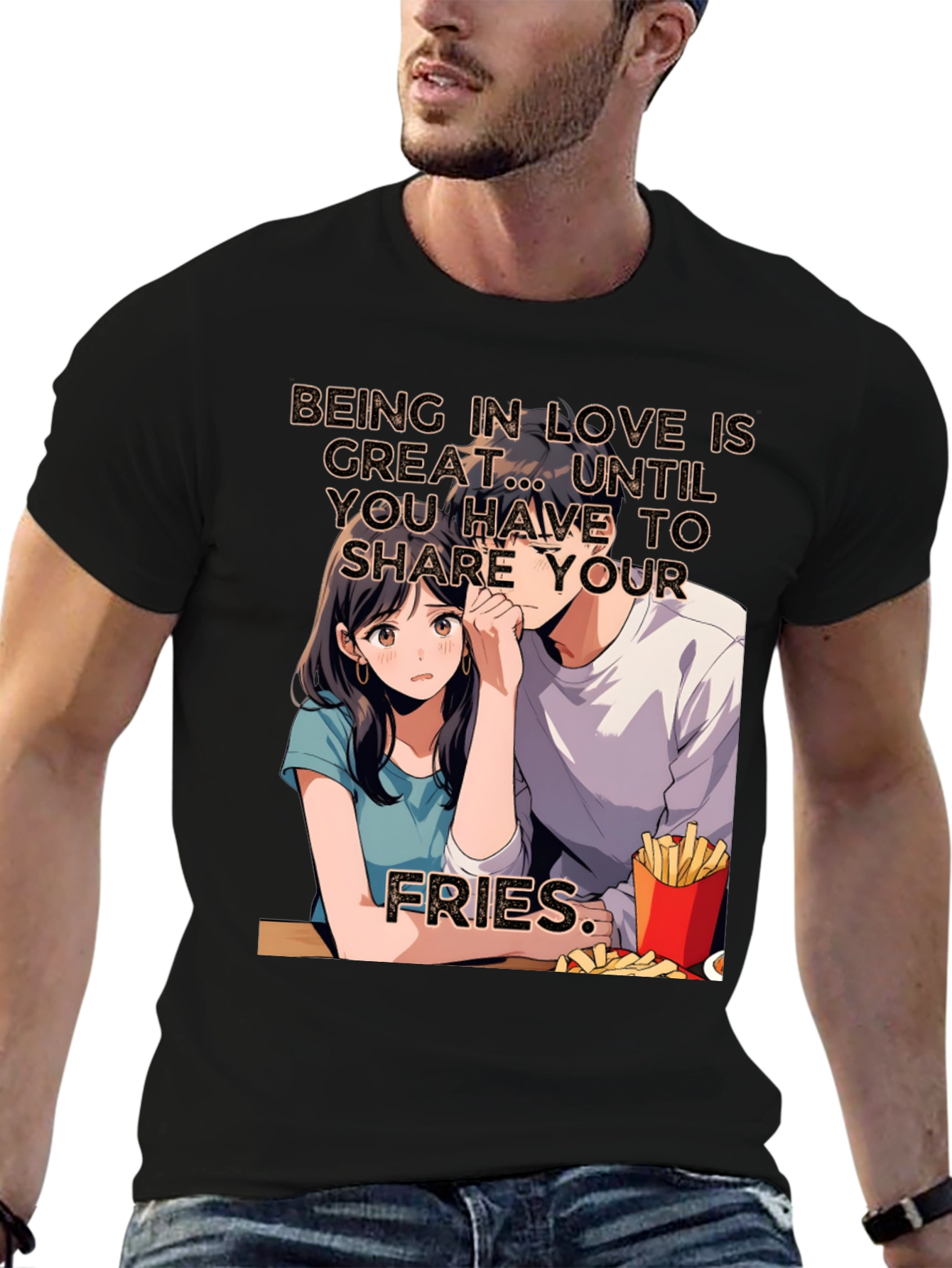 Share Your Fries Graphic T-Shirt