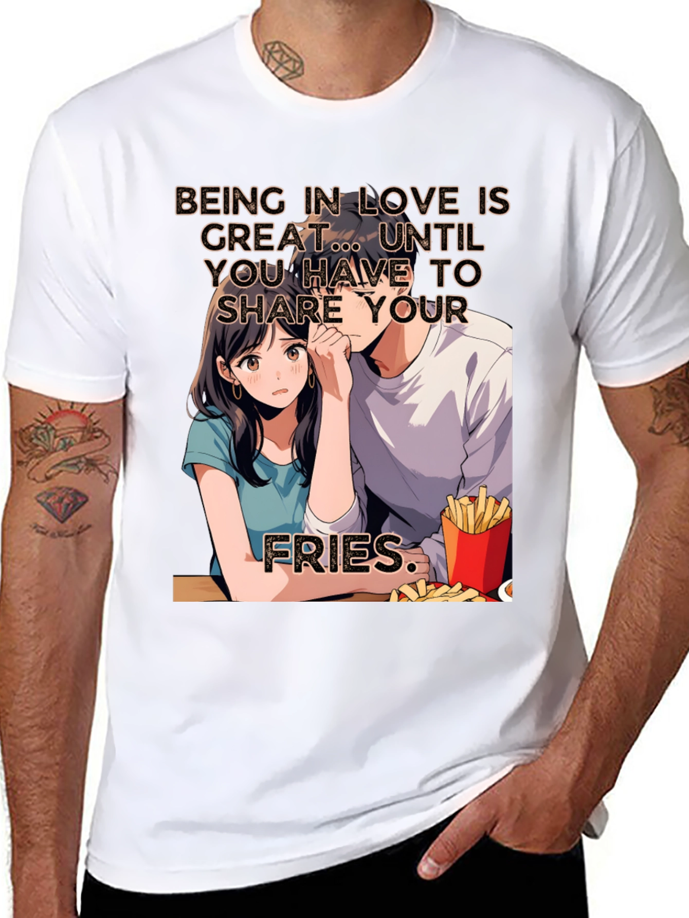 Share Your Fries Graphic T-Shirt