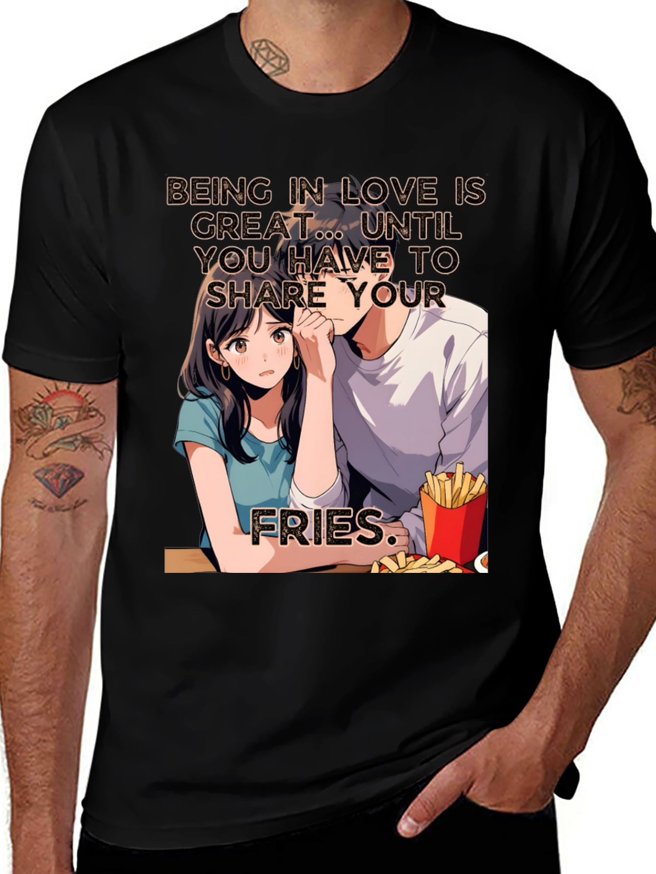 Share Your Fries Graphic T-Shirt