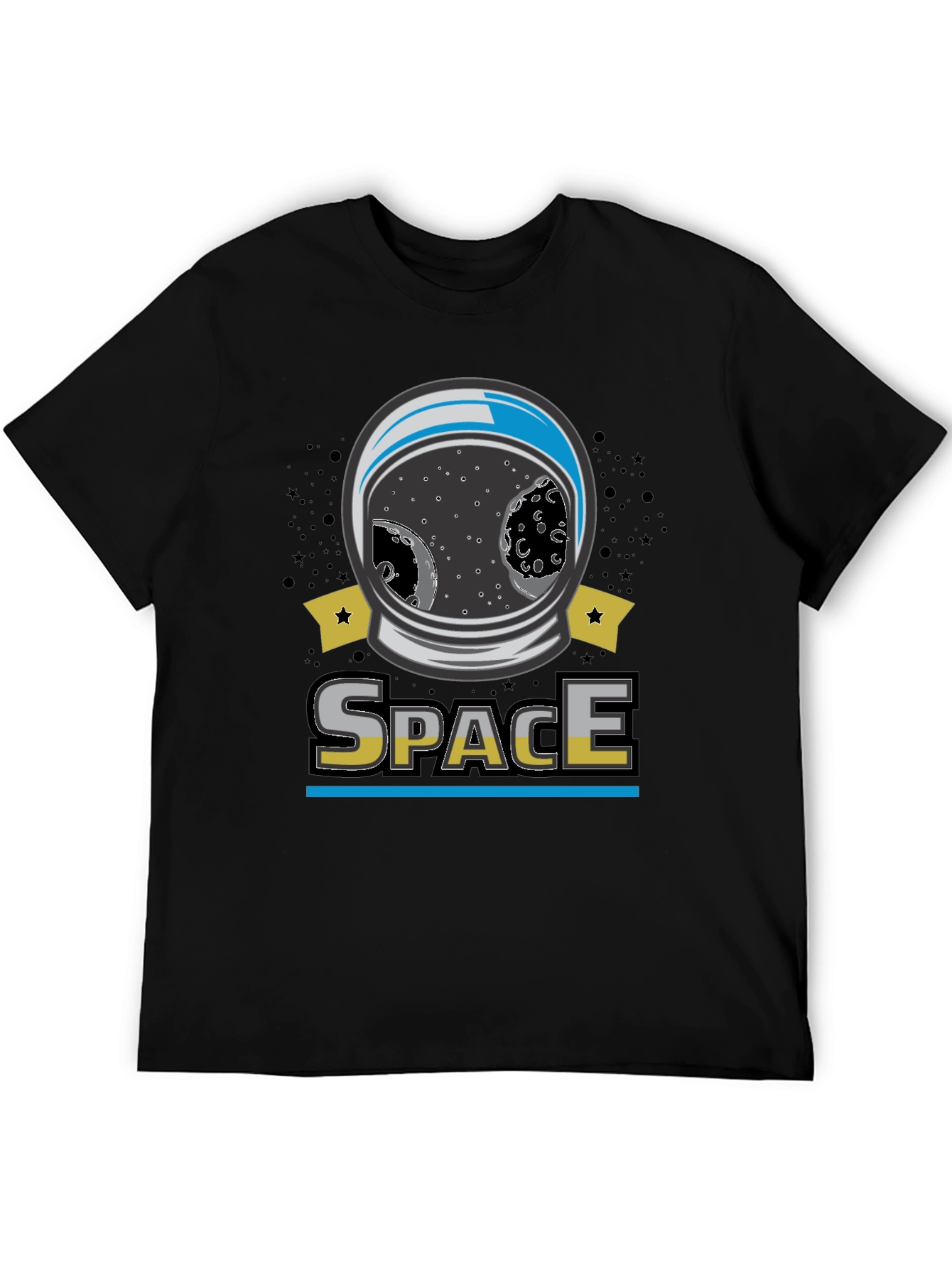 Space Helmet Graphic T-Shirt - Explore the Universe!