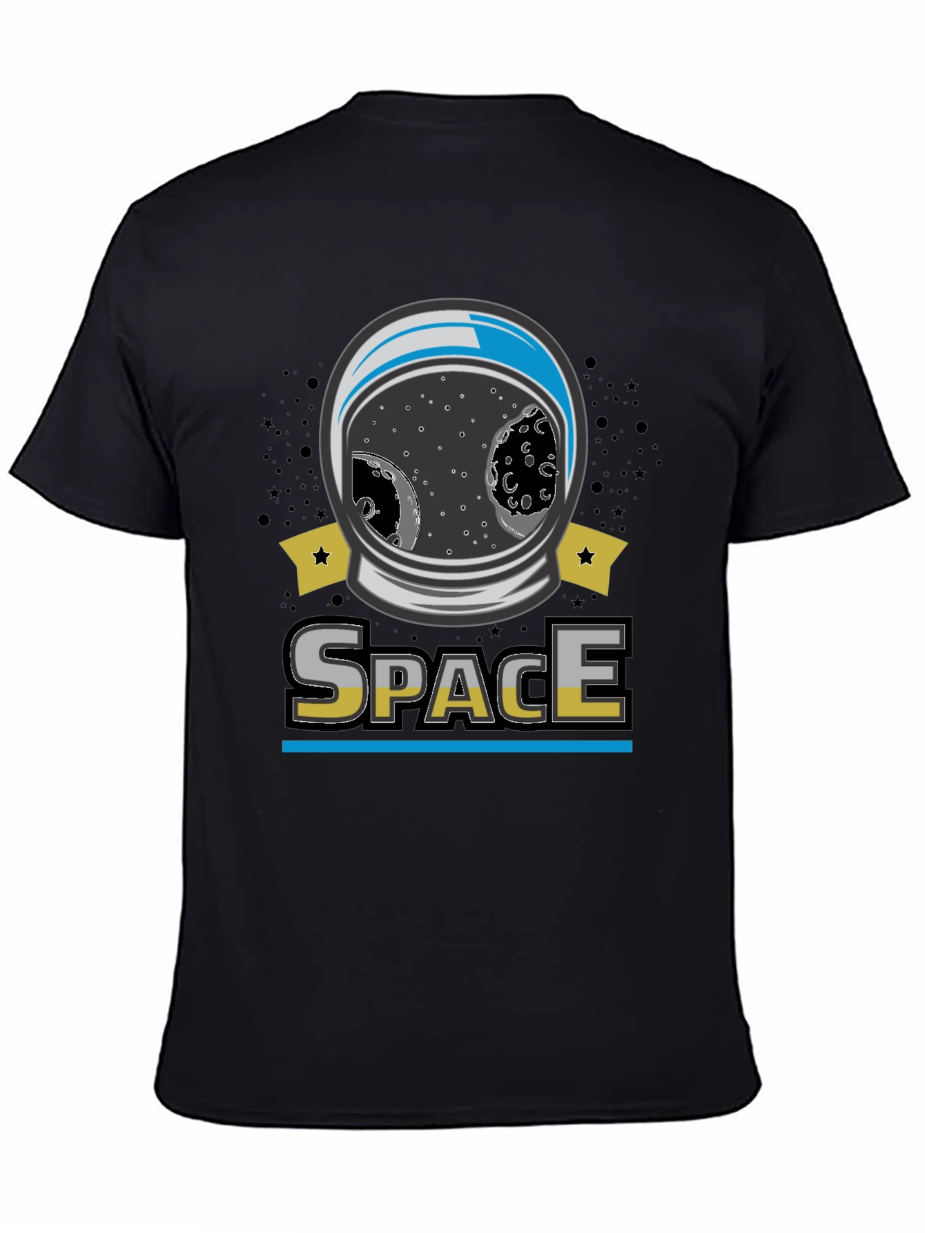 Space Helmet Graphic T-Shirt - Explore the Universe!