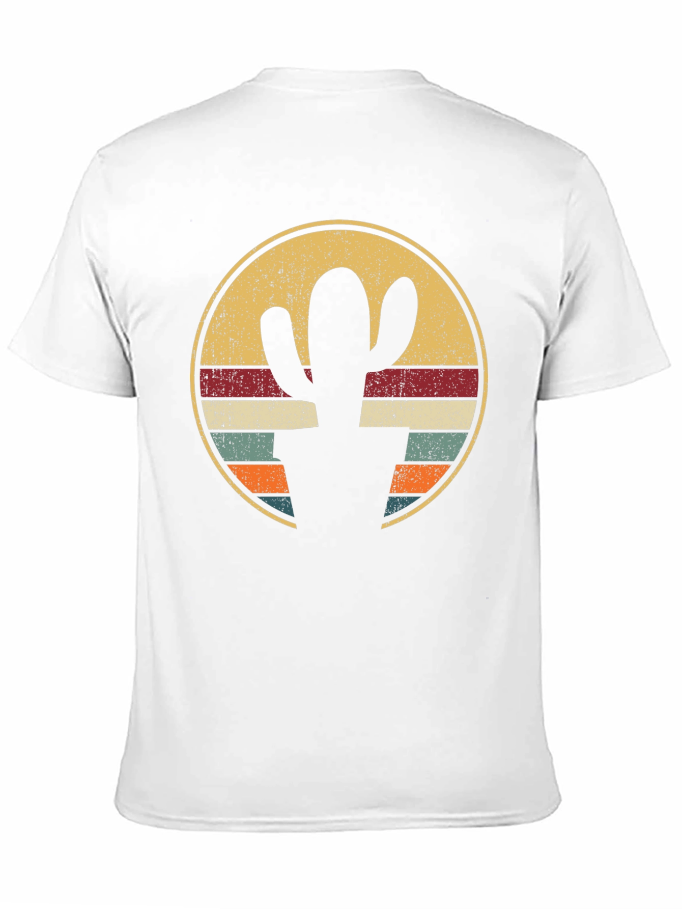 Retro Cactus Circle Graphic Tee
