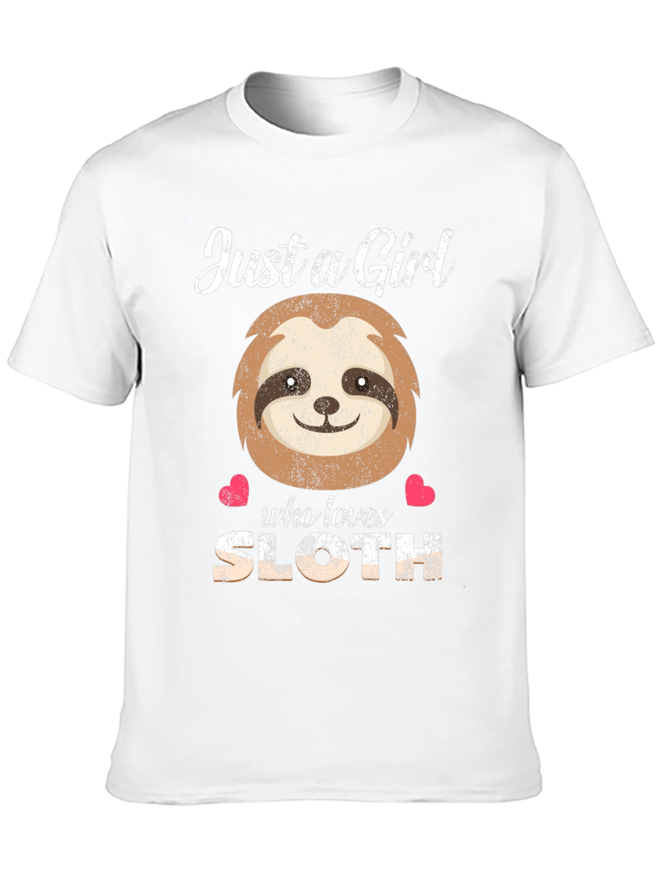 Just a Girl Who Loves Sloth T-Shirt
