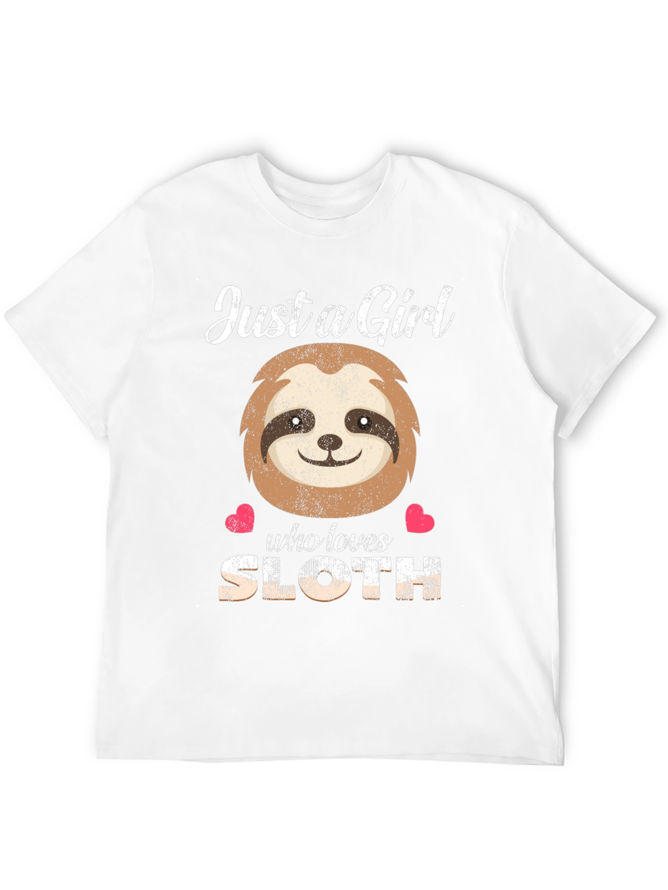 Just a Girl Who Loves Sloth T-Shirt