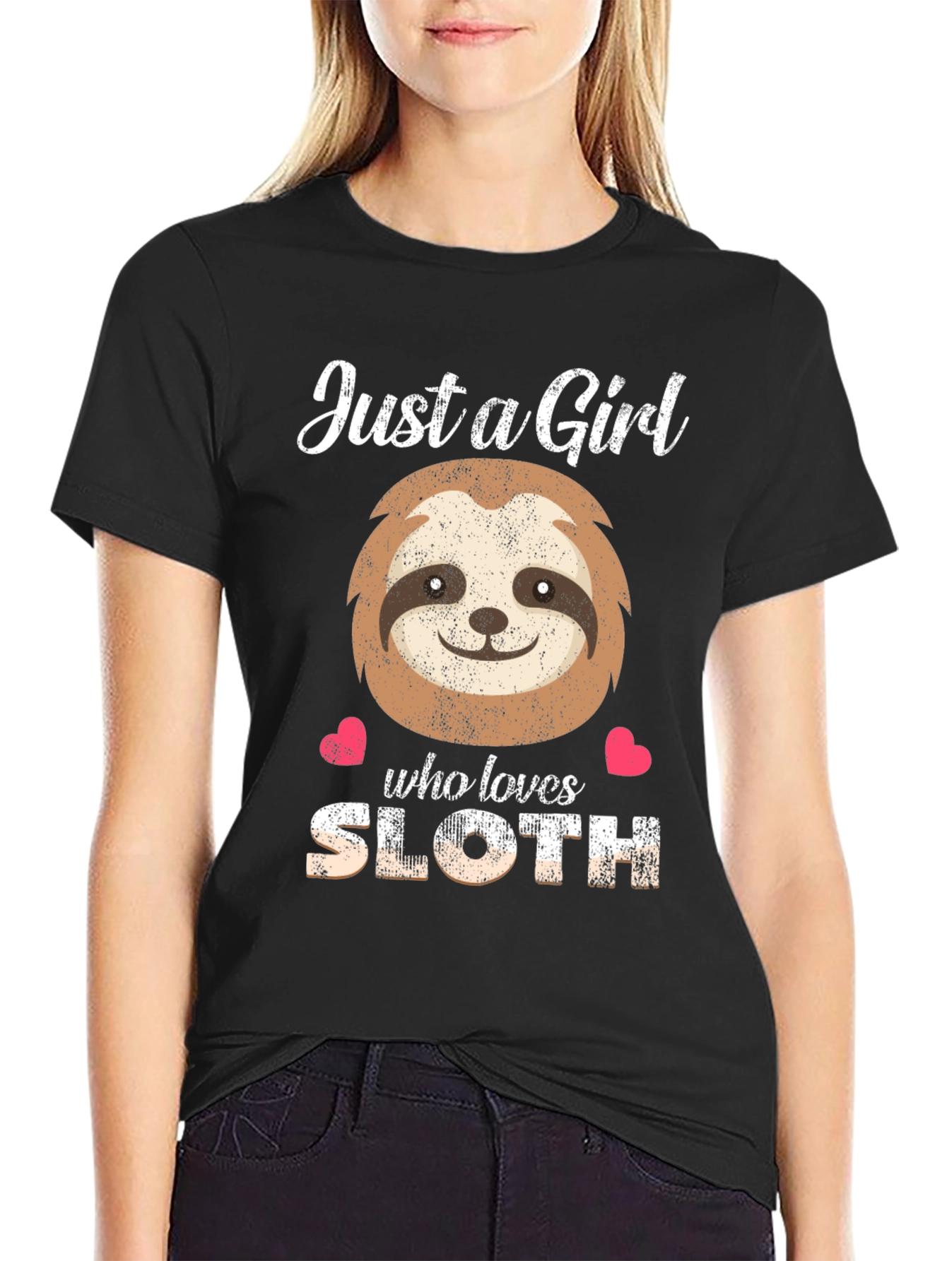Just a Girl Who Loves Sloth T-Shirt