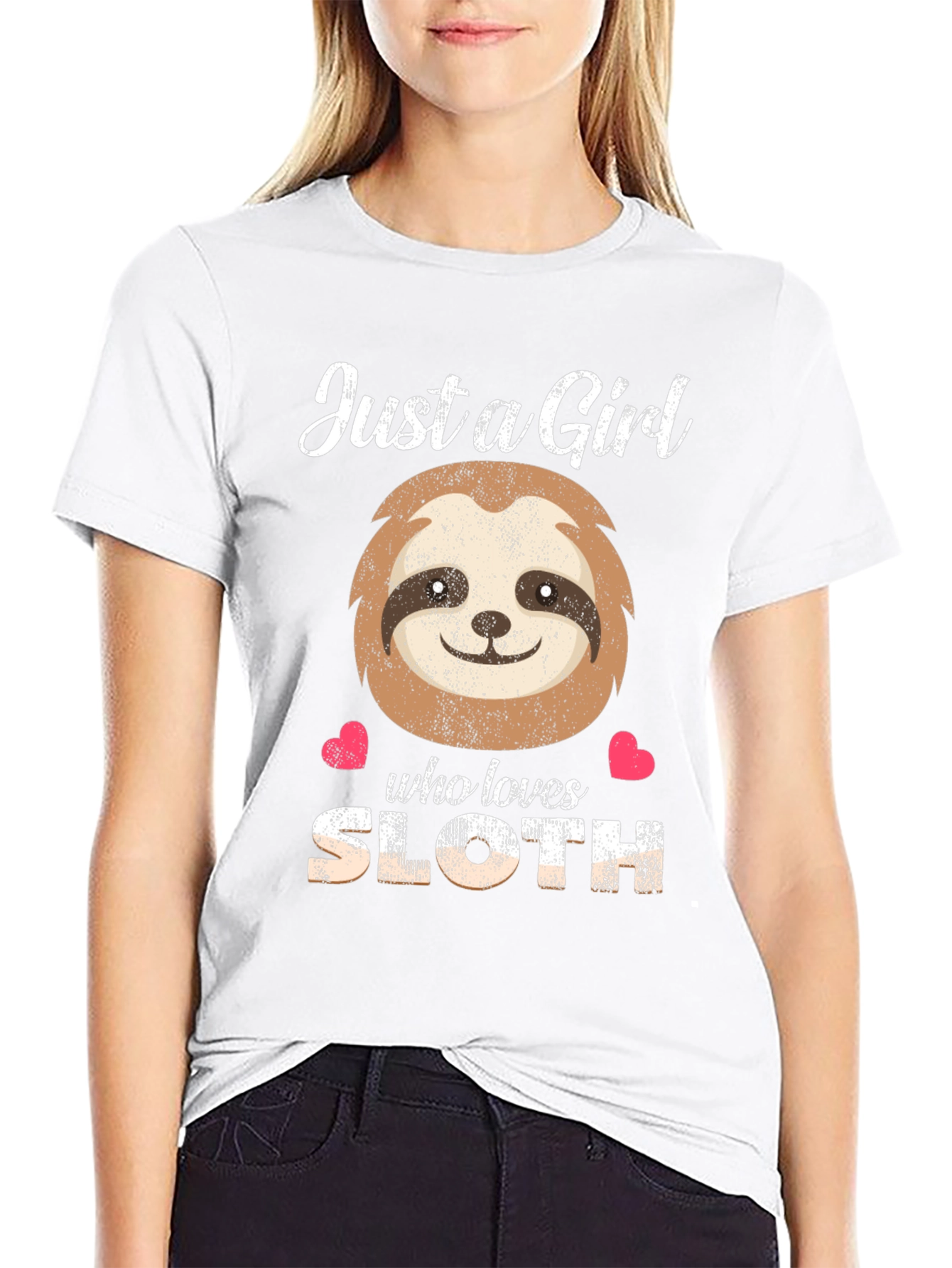 Just a Girl Who Loves Sloth T-Shirt