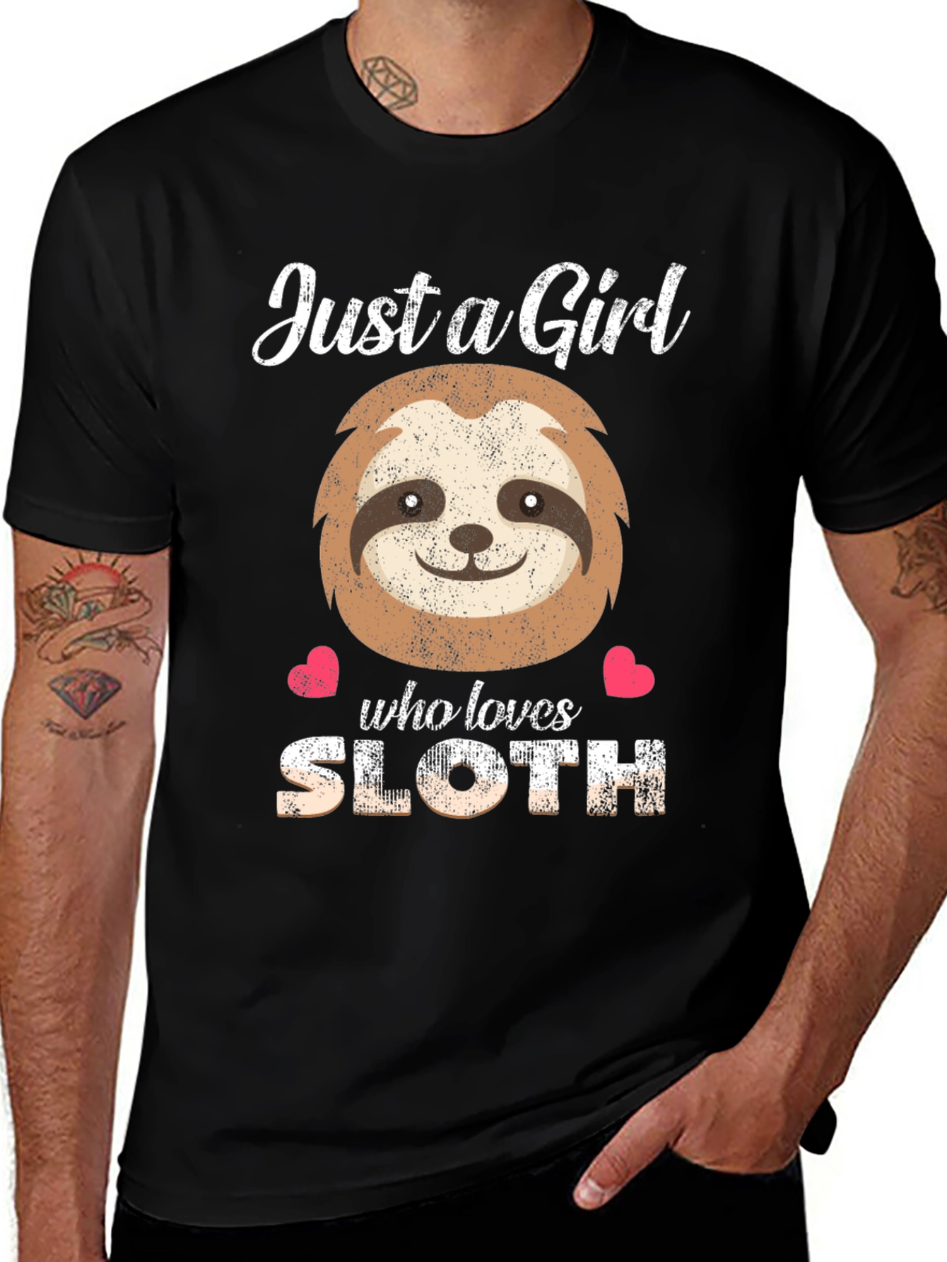 Just a Girl Who Loves Sloth T-Shirt