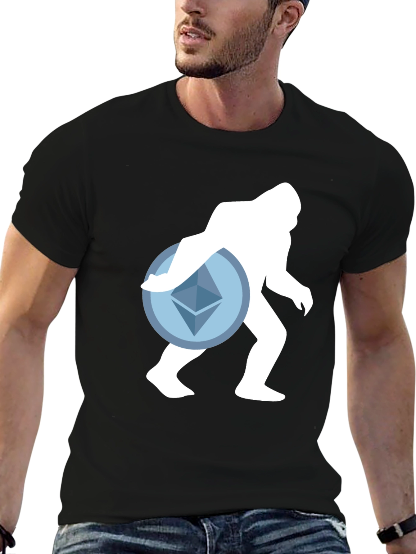 Crypto Sasquatch T-Shirt - Ethereum Design