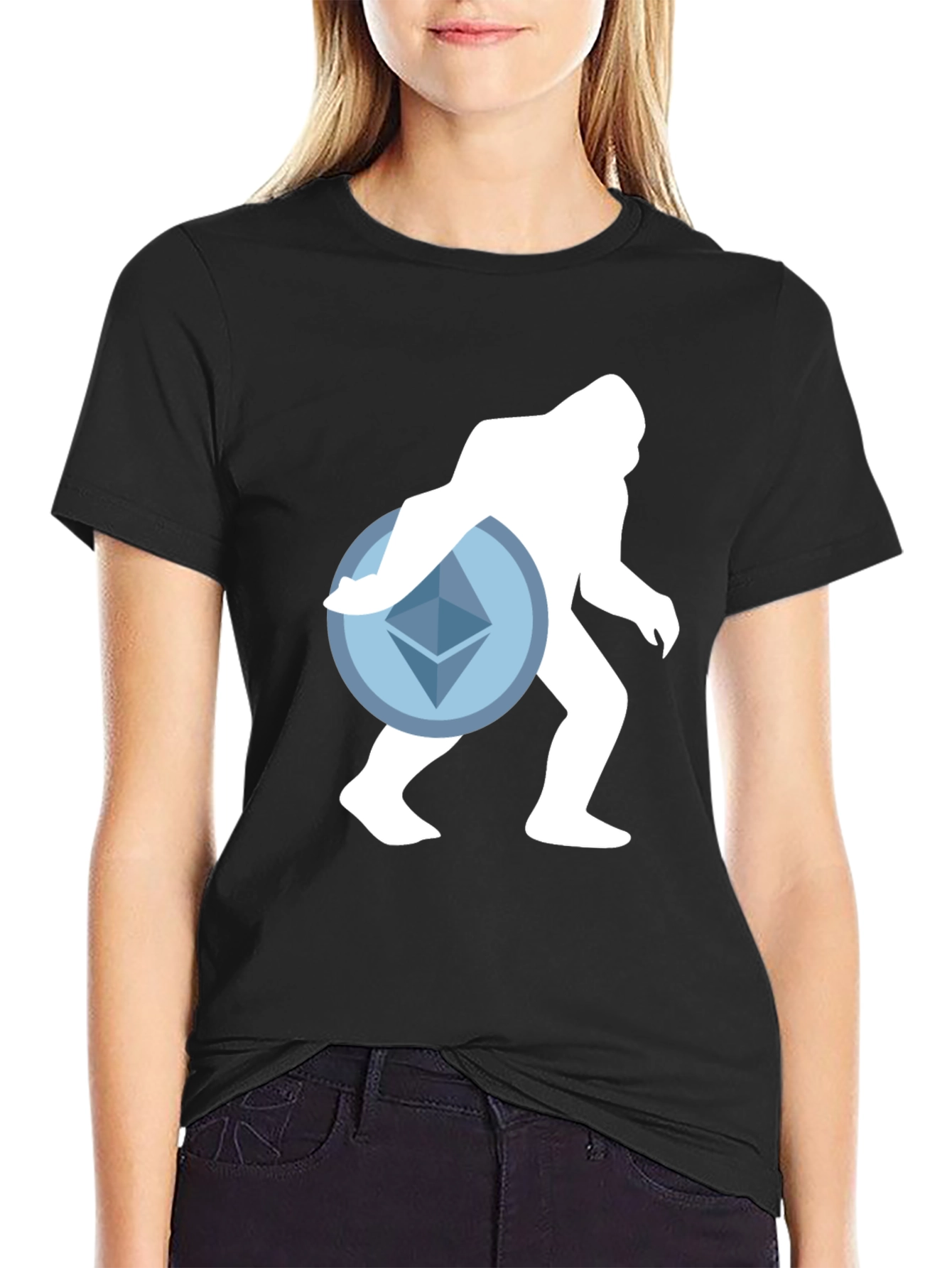 Crypto Sasquatch T-Shirt - Ethereum Design