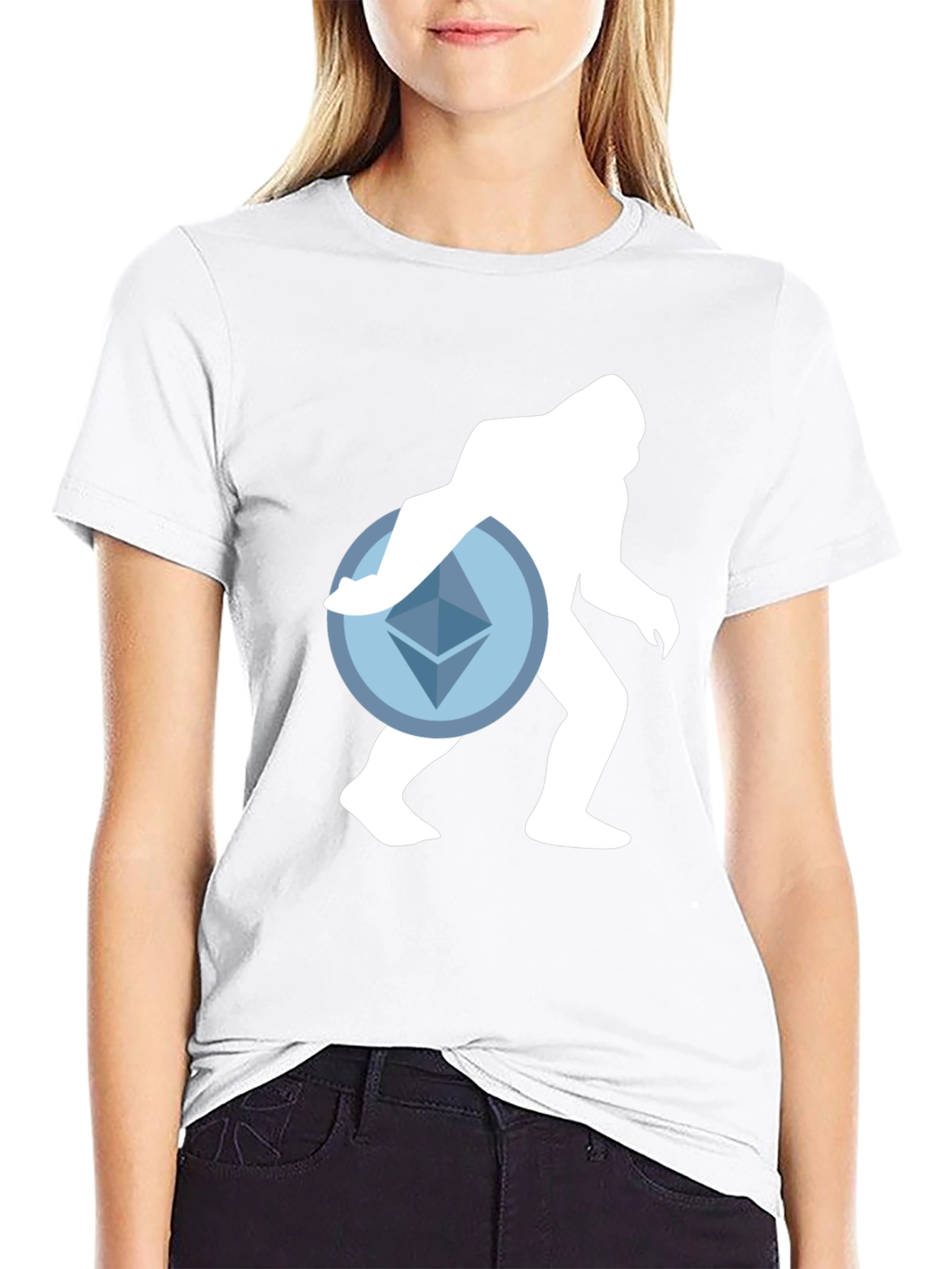Crypto Sasquatch T-Shirt - Ethereum Design