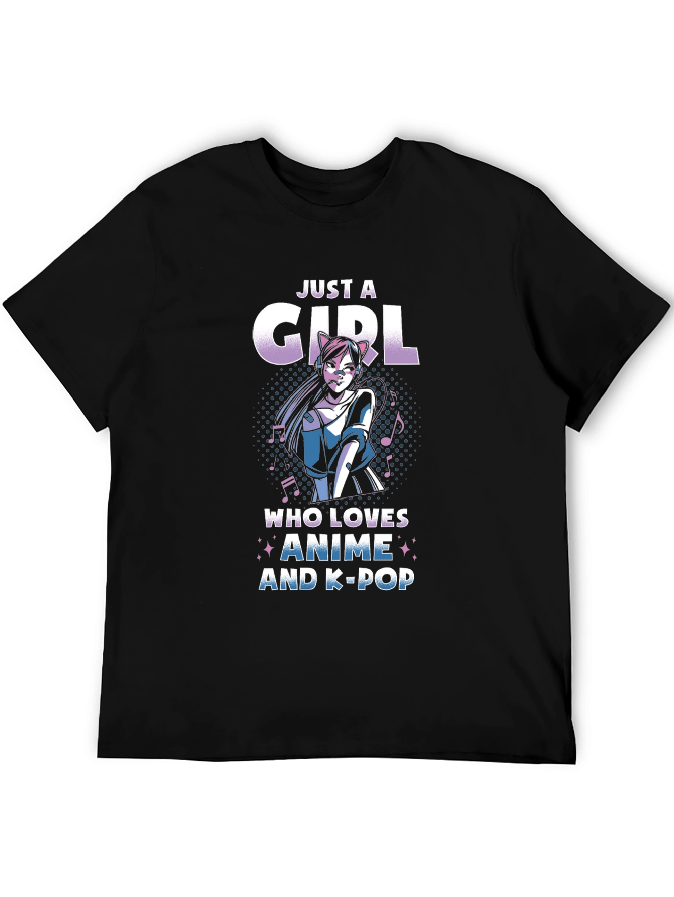 Anime & K-Pop Girls Graphic Tee