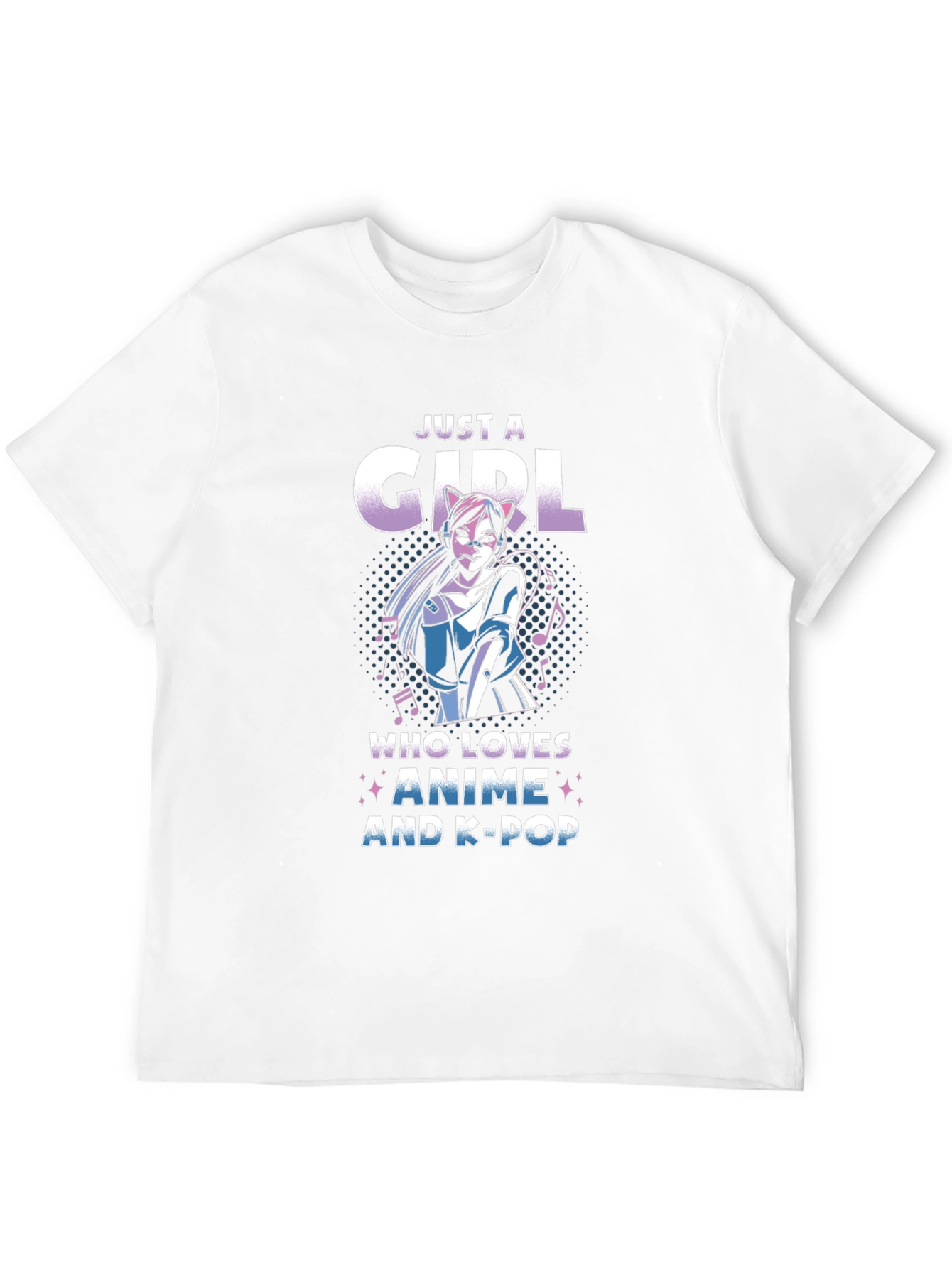 Anime & K-Pop Girls Graphic Tee