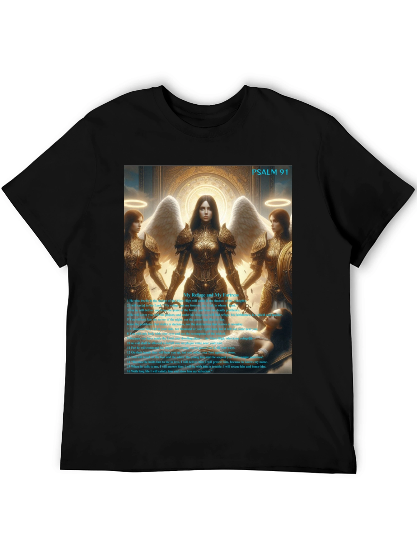 Psalm 91 Angelic Protection T-Shirt