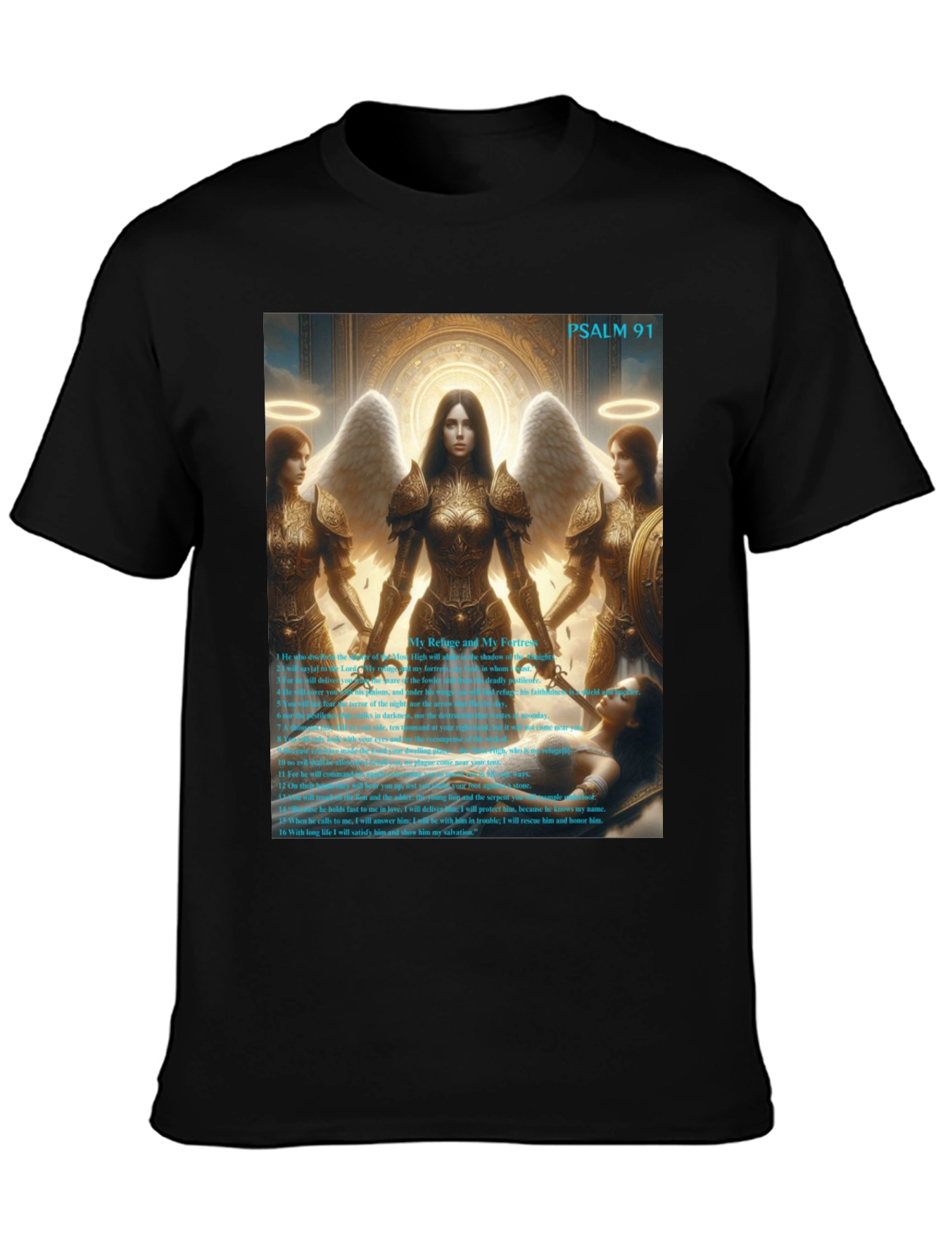 Psalm 91 Angelic Protection T-Shirt