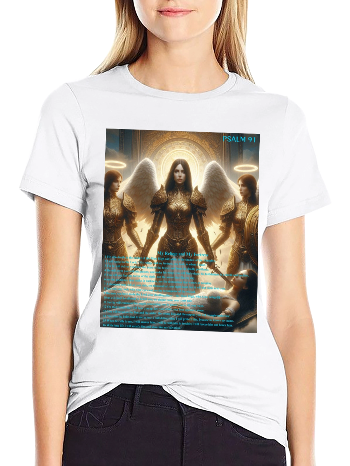 Psalm 91 Angelic Protection T-Shirt
