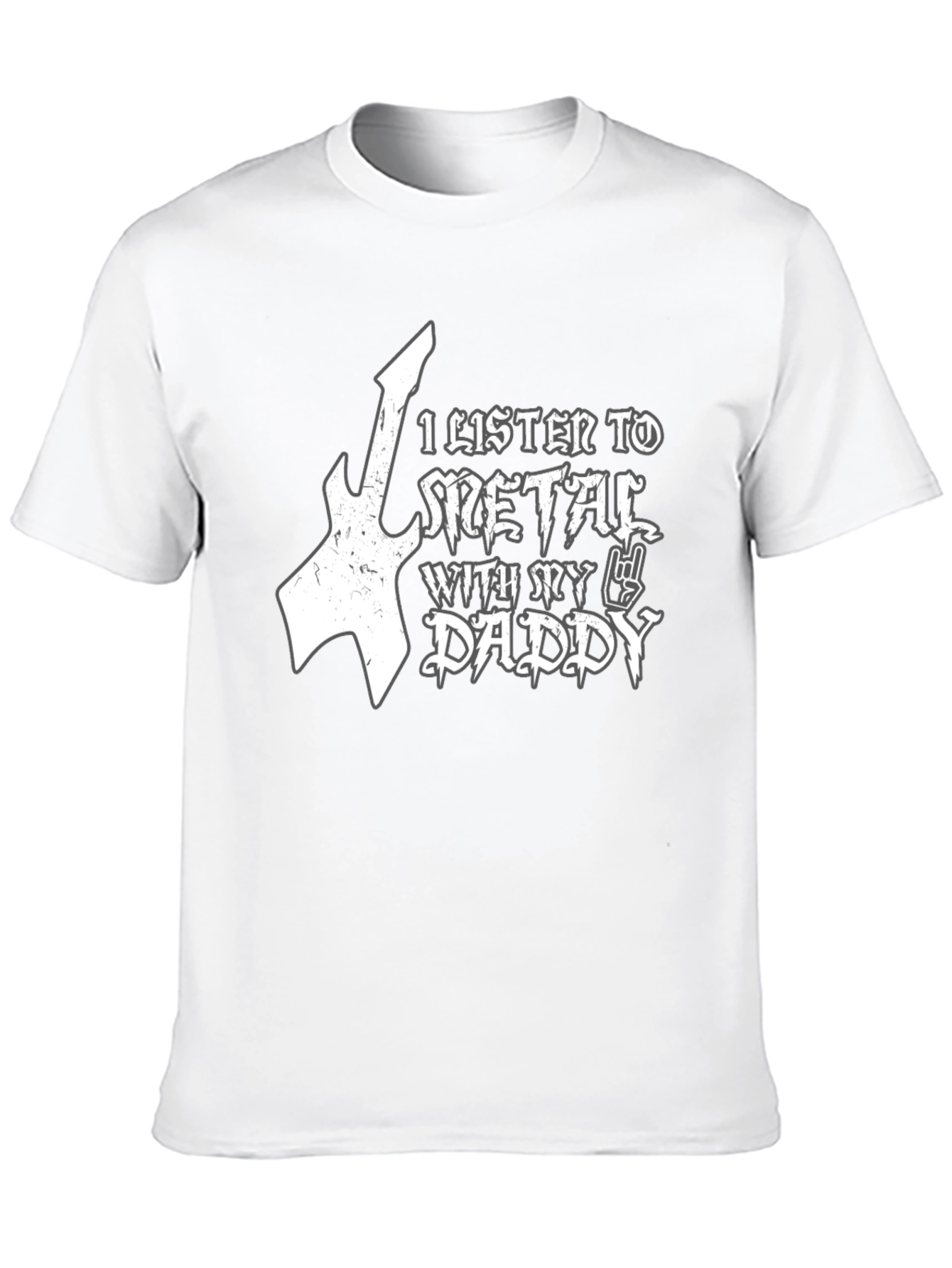 Metal Daddy T-Shirt - Black Cotton Tee