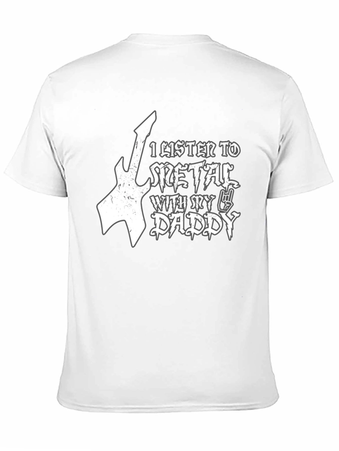Metal Daddy T-Shirt - Black Cotton Tee