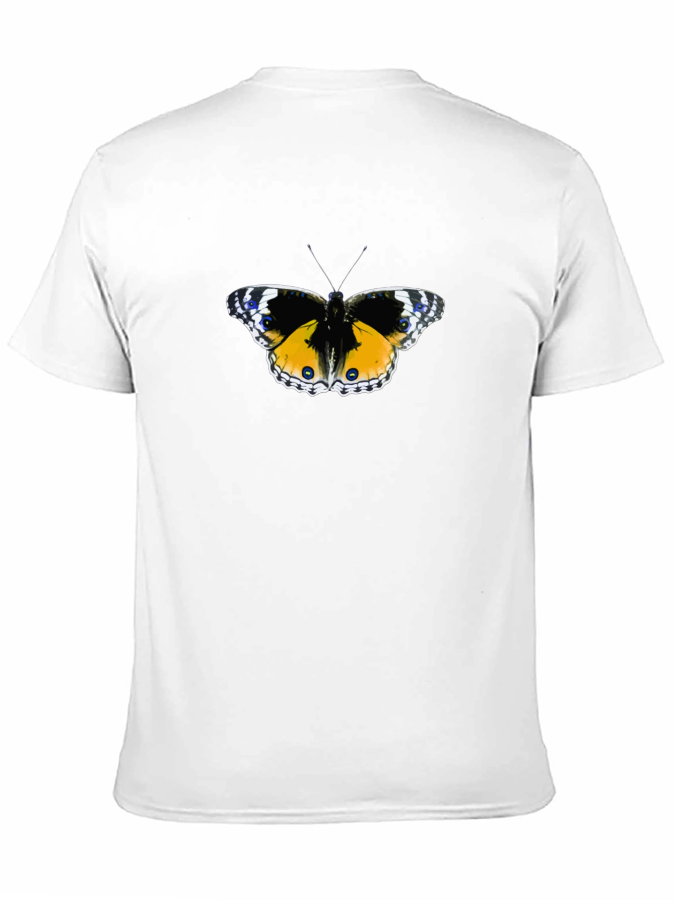 Butterfly Graphic Black T-Shirt for Men