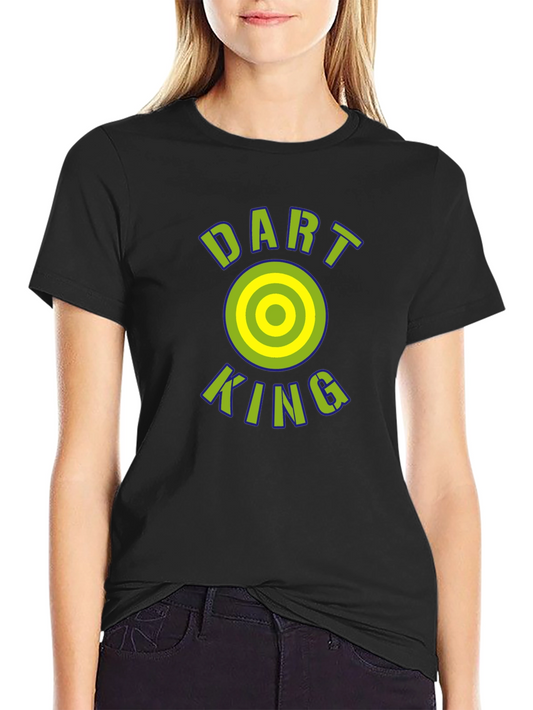 Dart King T-Shirt: Target Graphic Tee for Dart Players