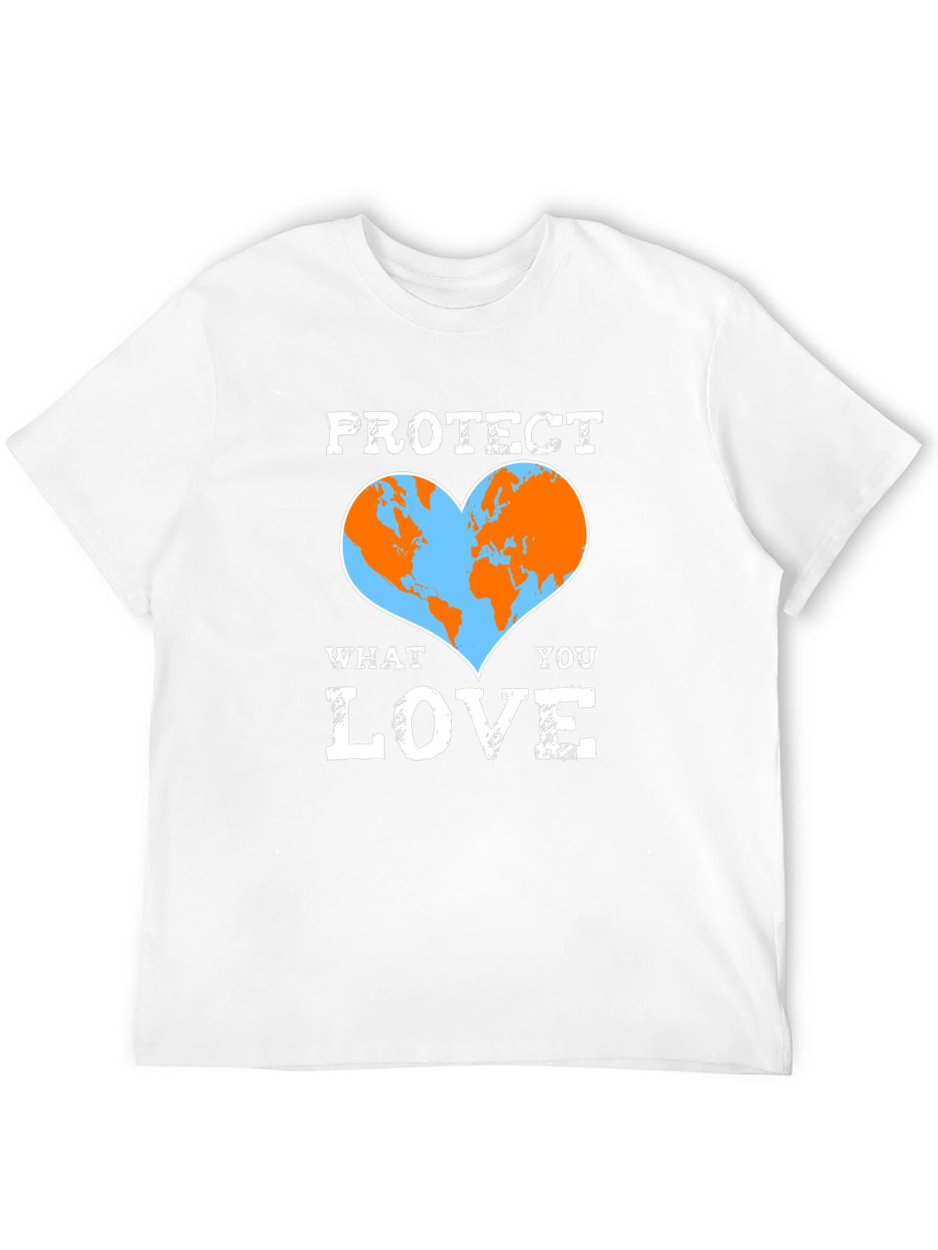 Protect What You Love Earth Heart T-Shirt
