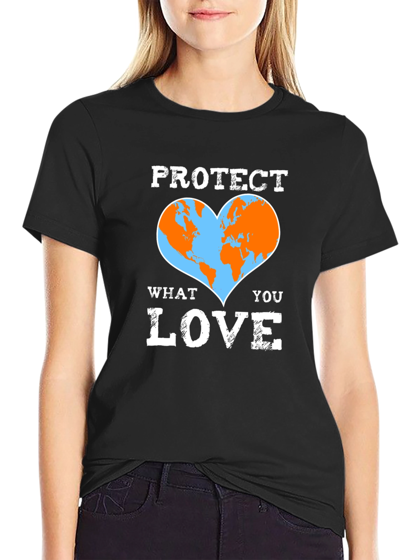 Protect What You Love Earth Heart T-Shirt