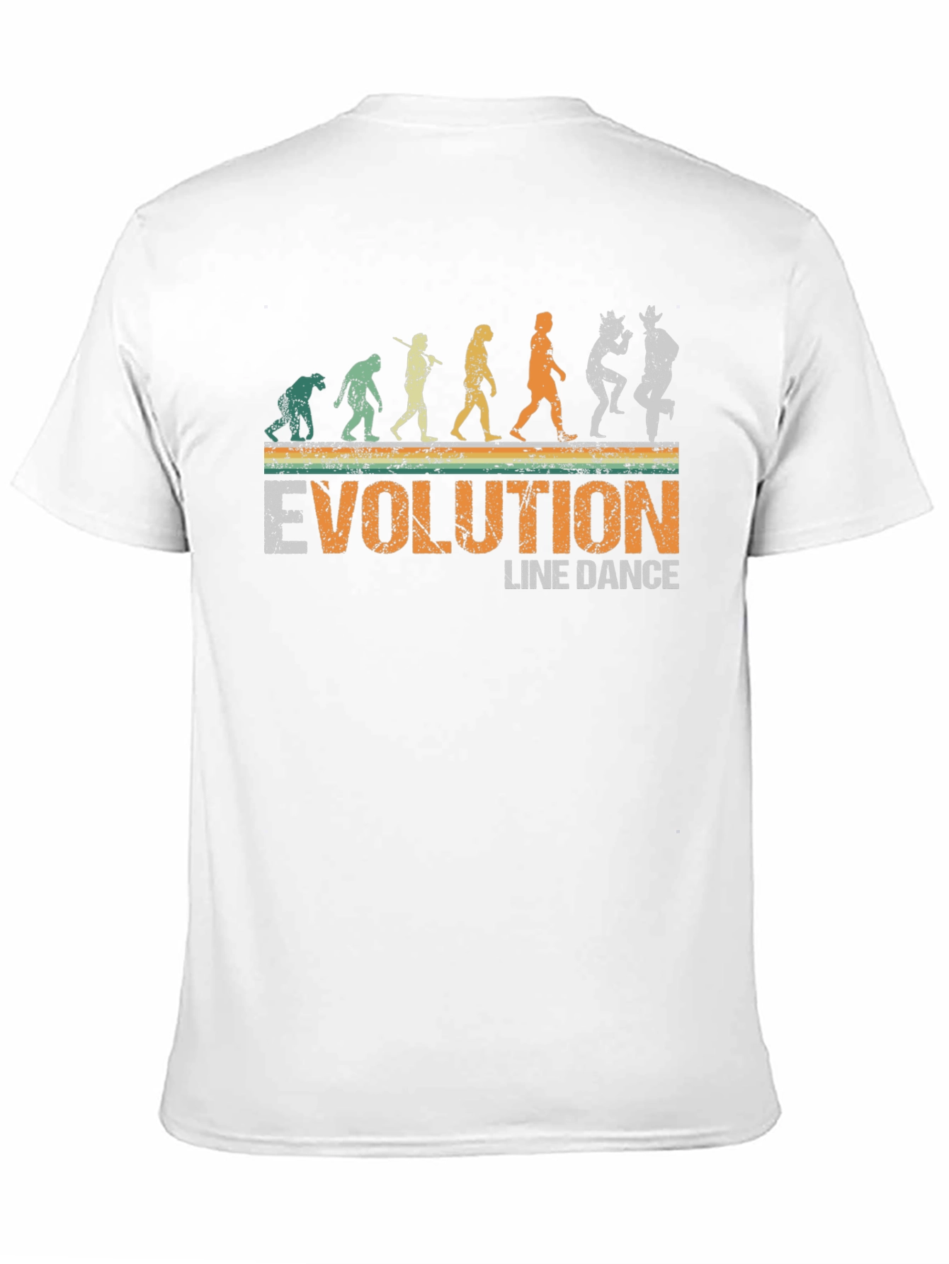 Evolution of Line Dance Black T-Shirt